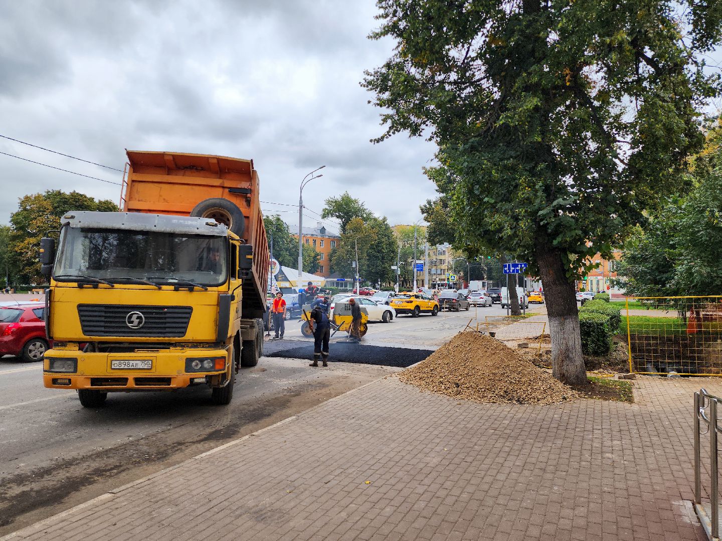 Подольск, Ремонт дороги, Асфальт, брусчатка, восстановительные работы,