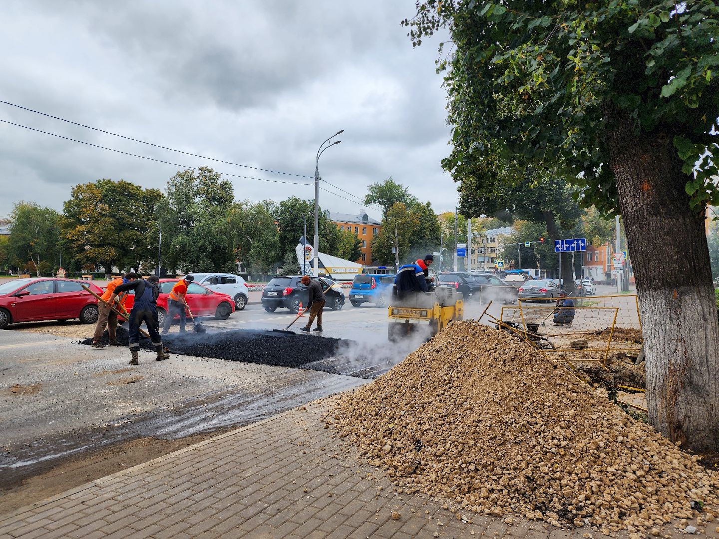 Подольск, Ремонт дороги, Асфальт, брусчатка, восстановительные работы,