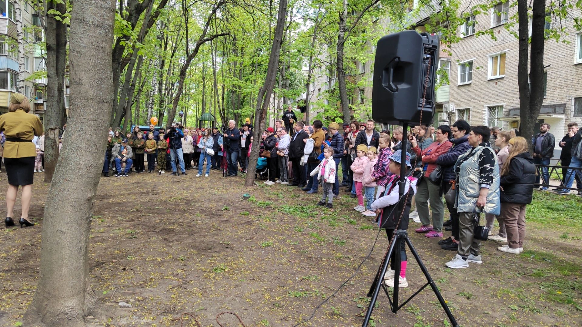 Пушкино, 9 мая, День Победы, мы помним, ВОВ, ветераны, Поем во дворах