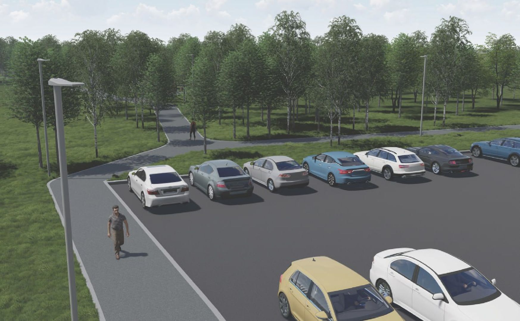 сквер, благоустройство, лобня,