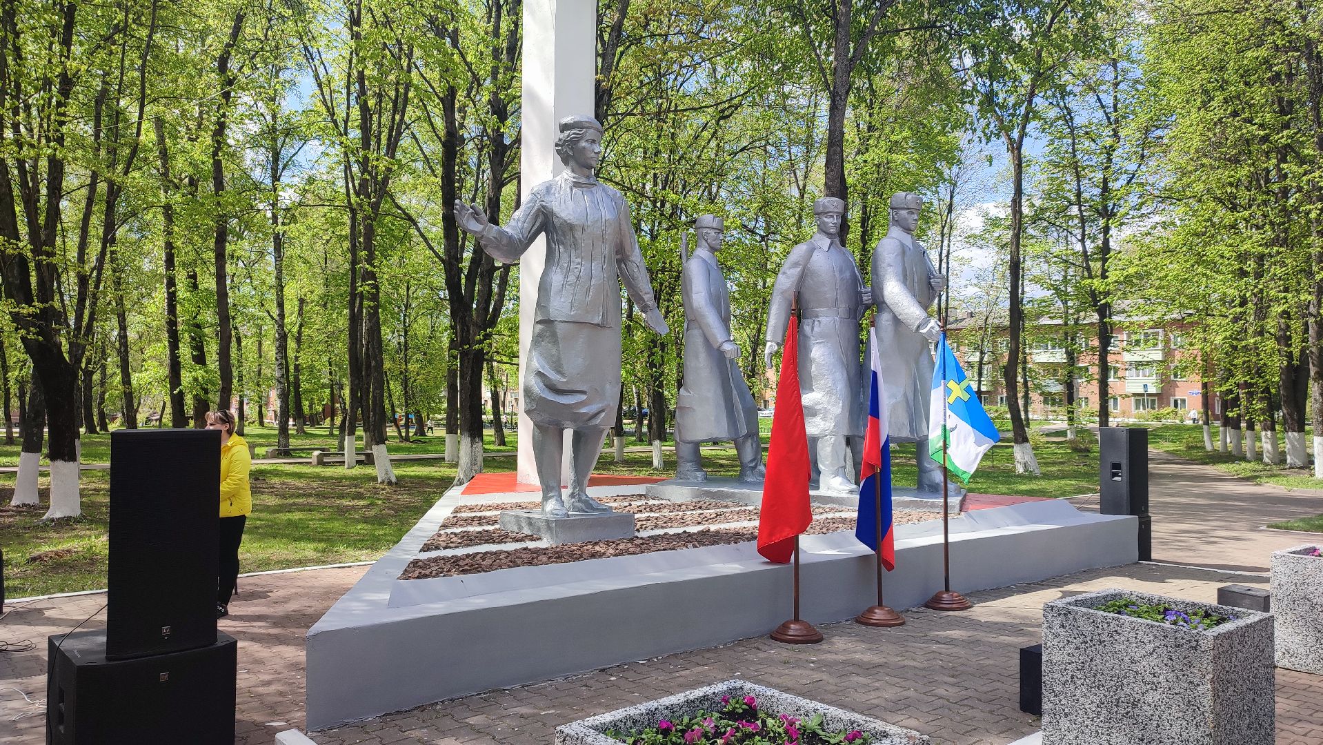 Кашира, Ожерелье, 9 мая, митинг