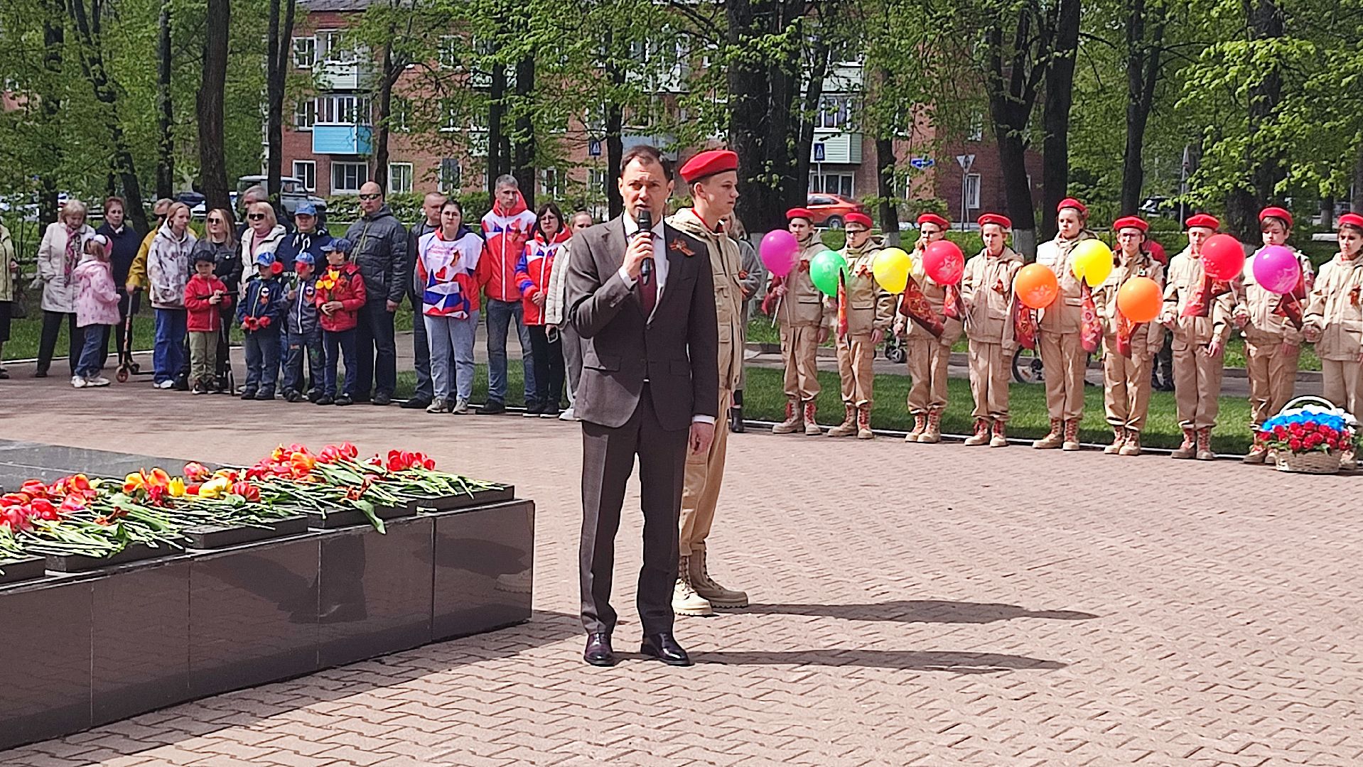 Кашира, Ожерелье, 9 мая, митинг