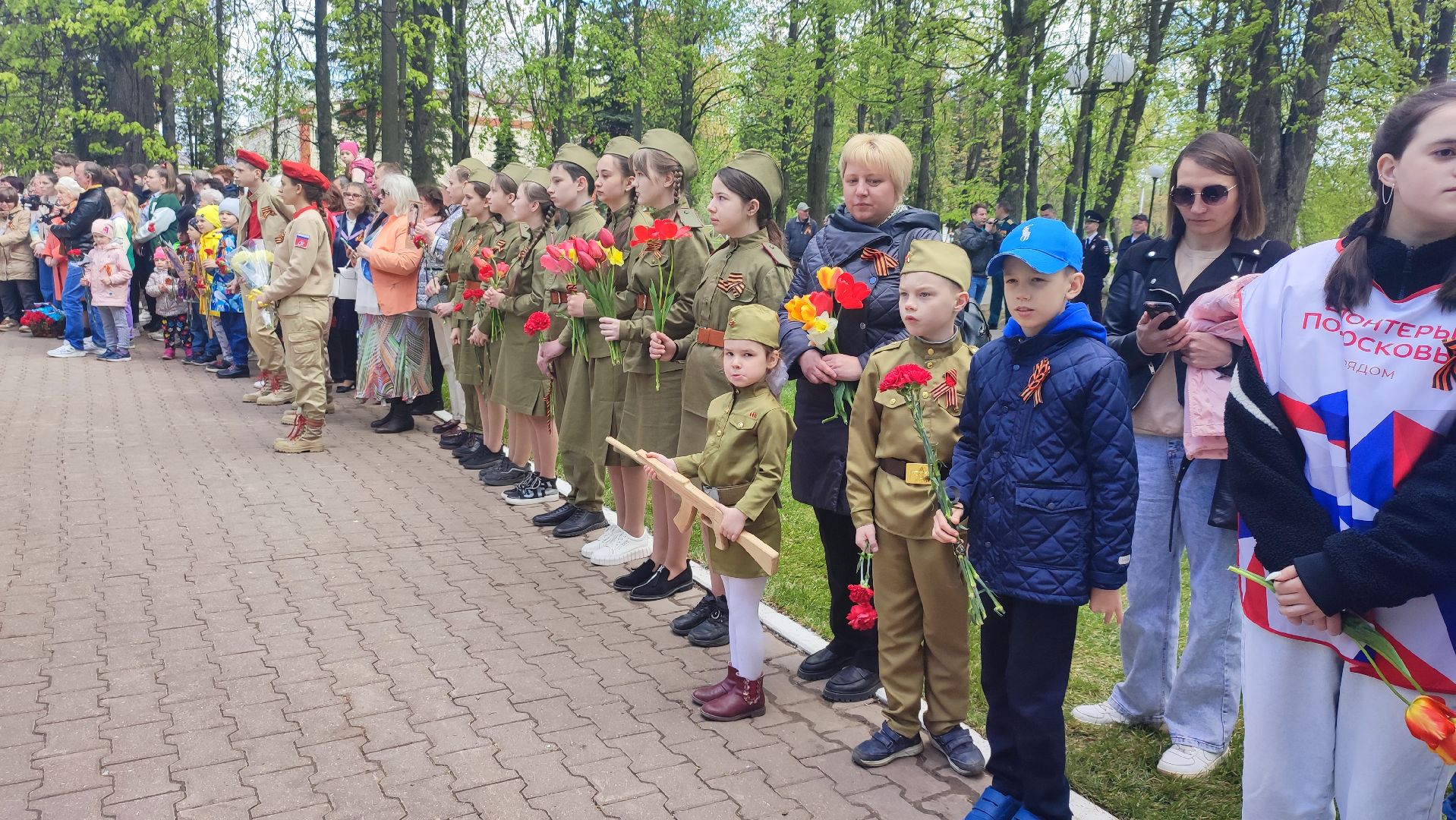 Кашира, Ожерелье, 9 мая, митинг