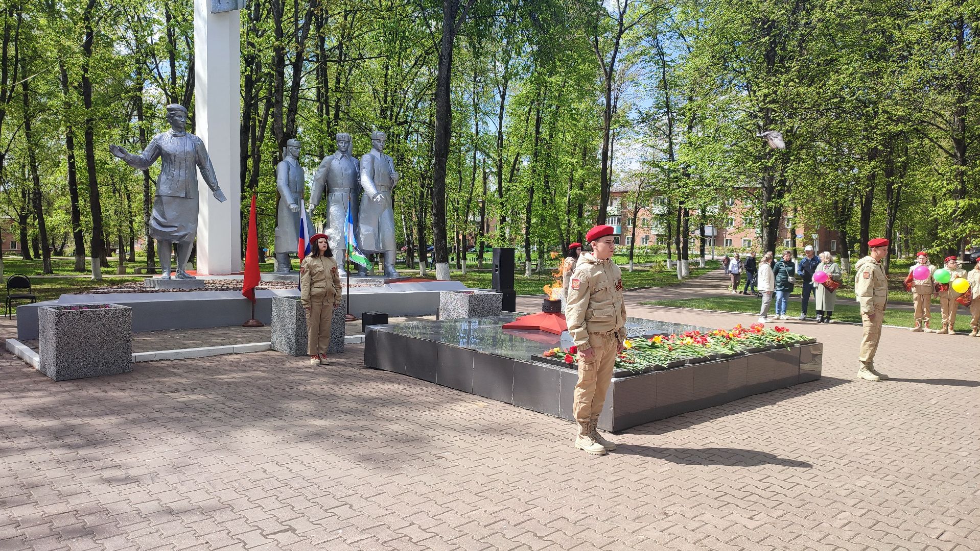 Кашира, Ожерелье, 9 мая, митинг