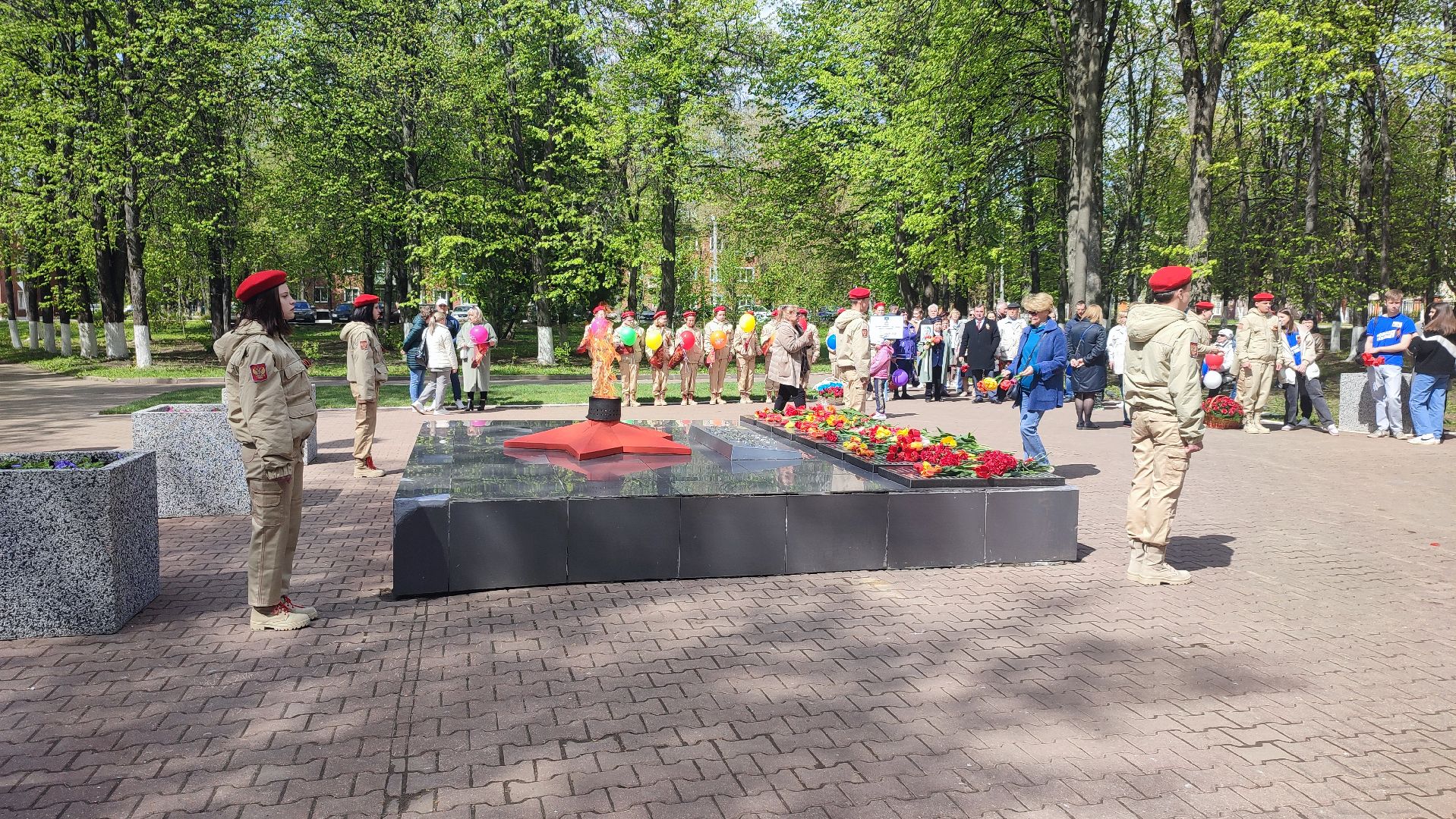 Кашира, Ожерелье, 9 мая, митинг