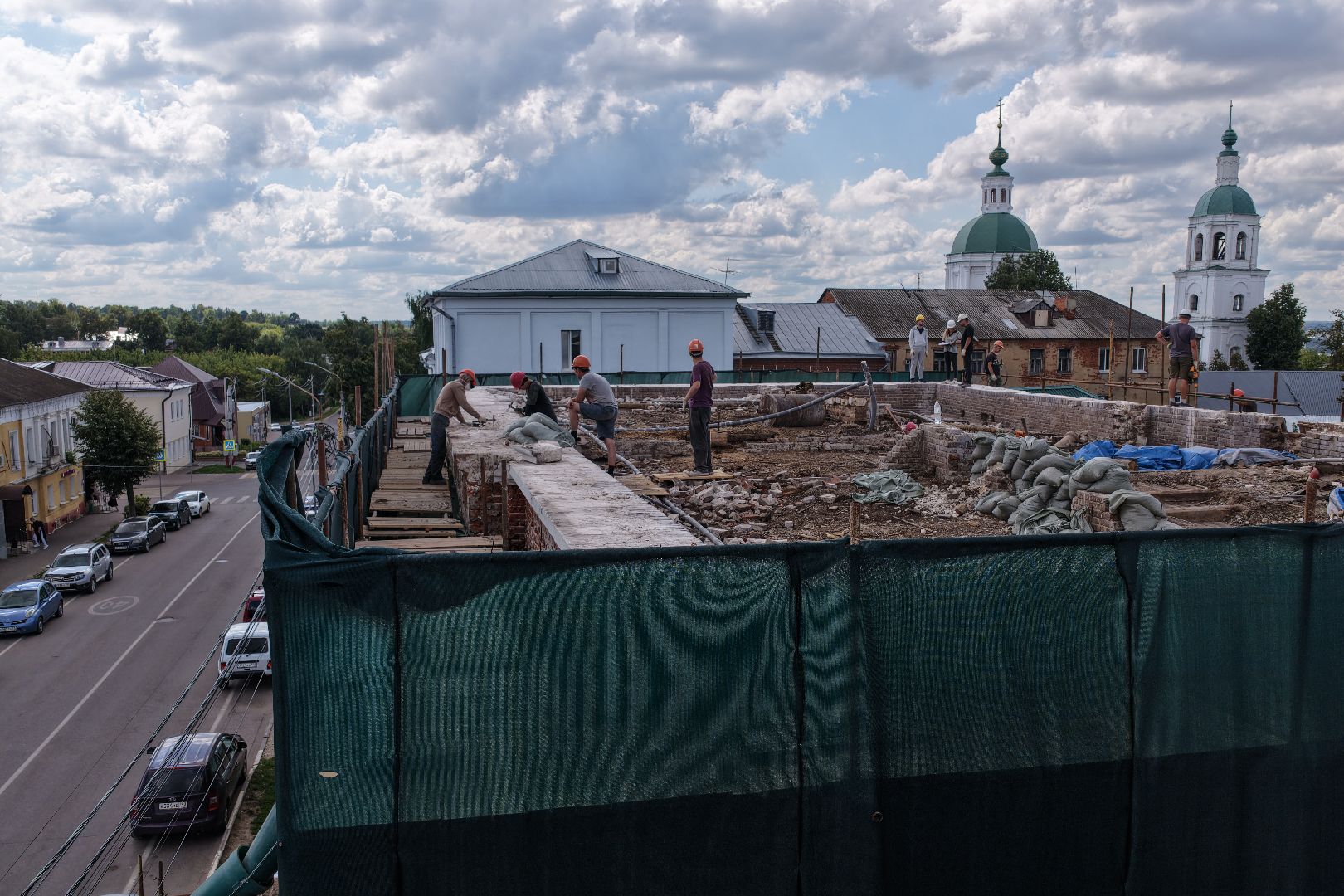 видео с коптера, ремонт музыкальной школы, музыкальная школа в зарайске,