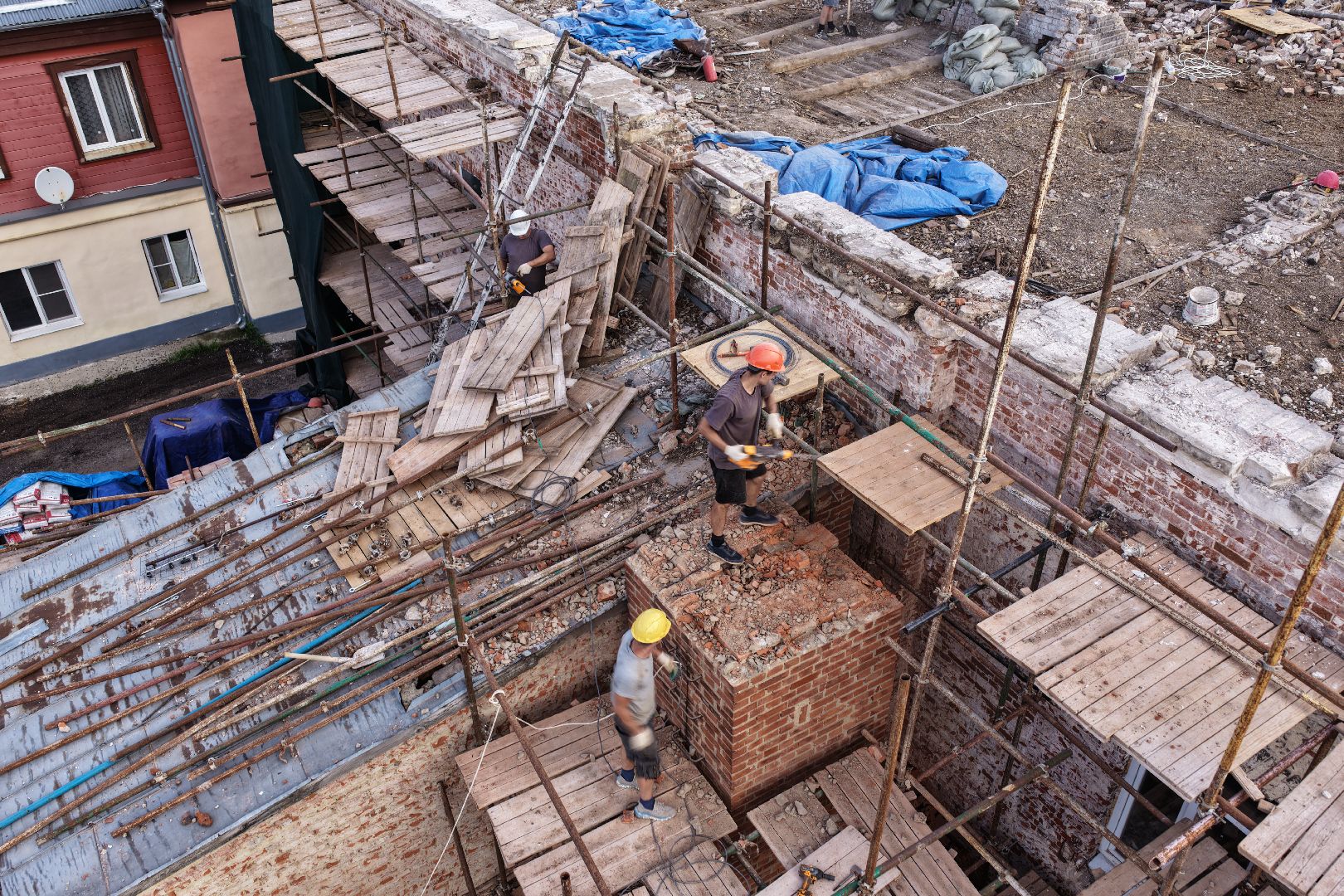 видео с коптера, ремонт музыкальной школы, музыкальная школа в зарайске,