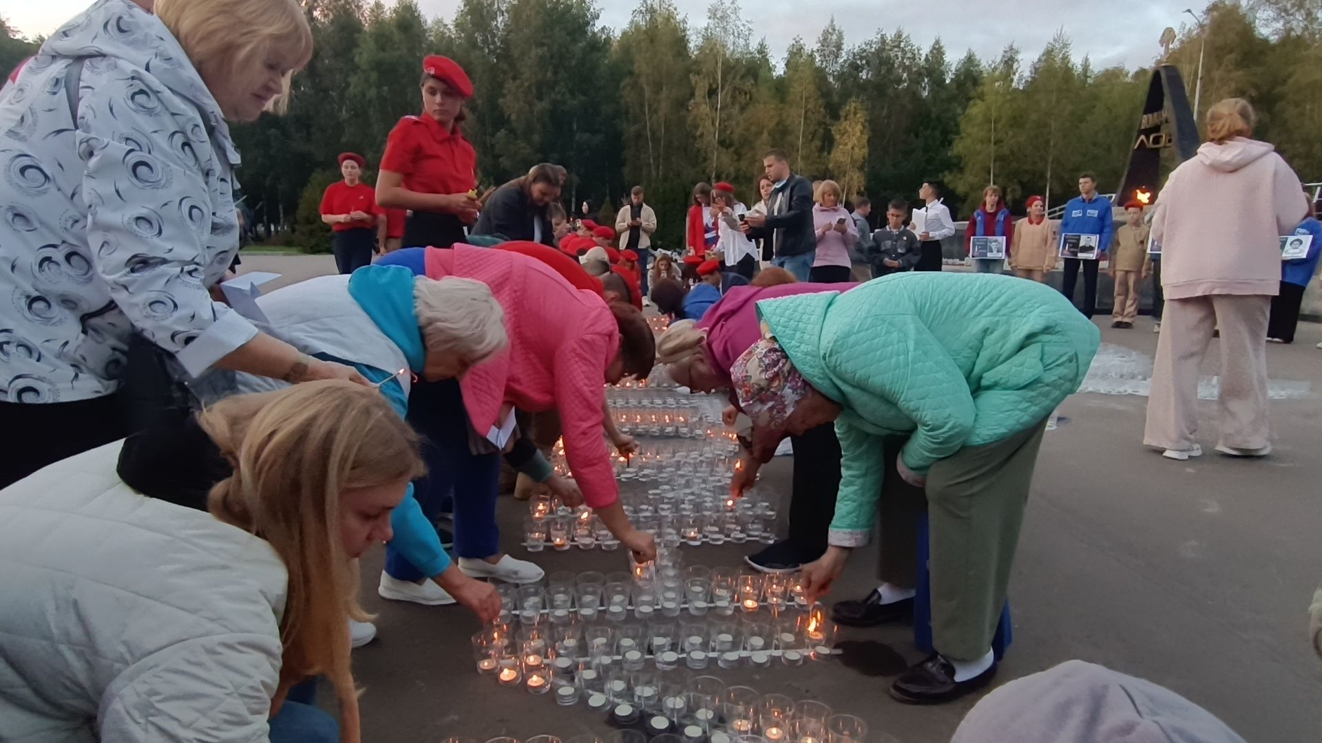 лобня, беслан, свечи, акция,