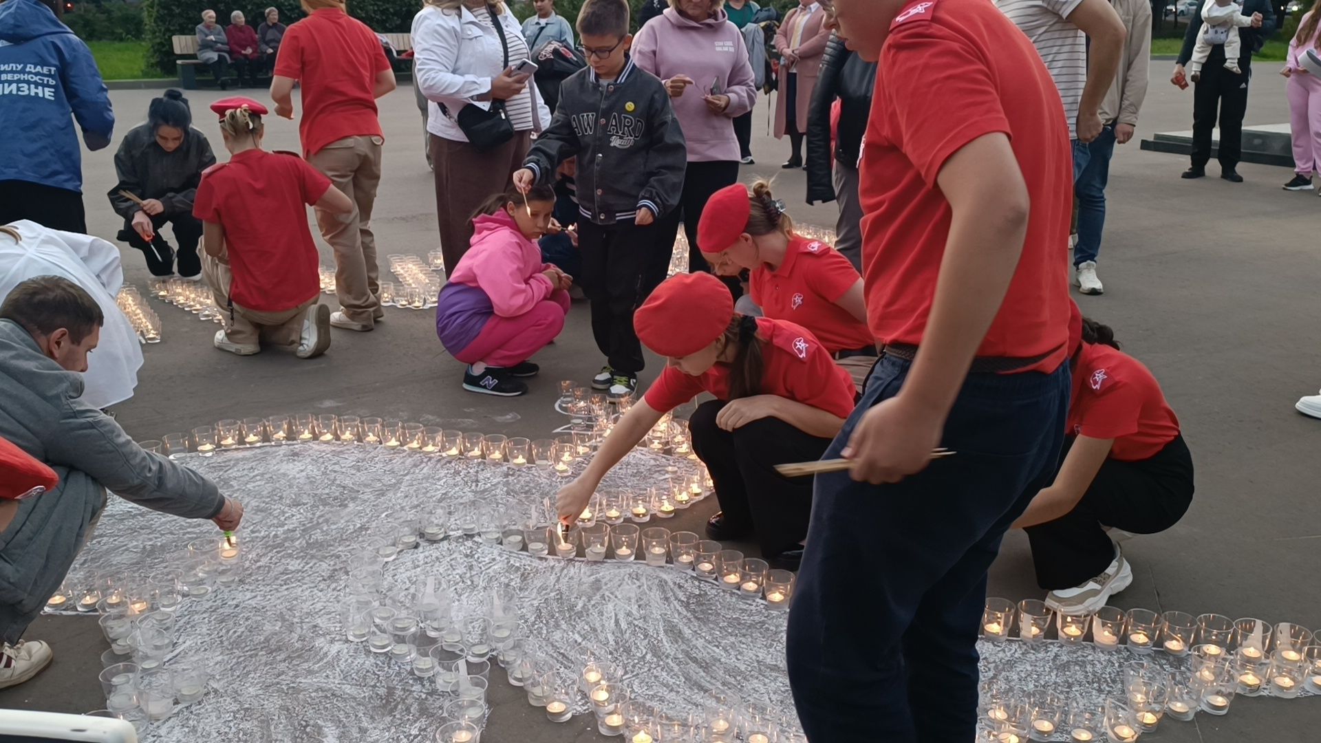лобня, беслан, свечи, акция,