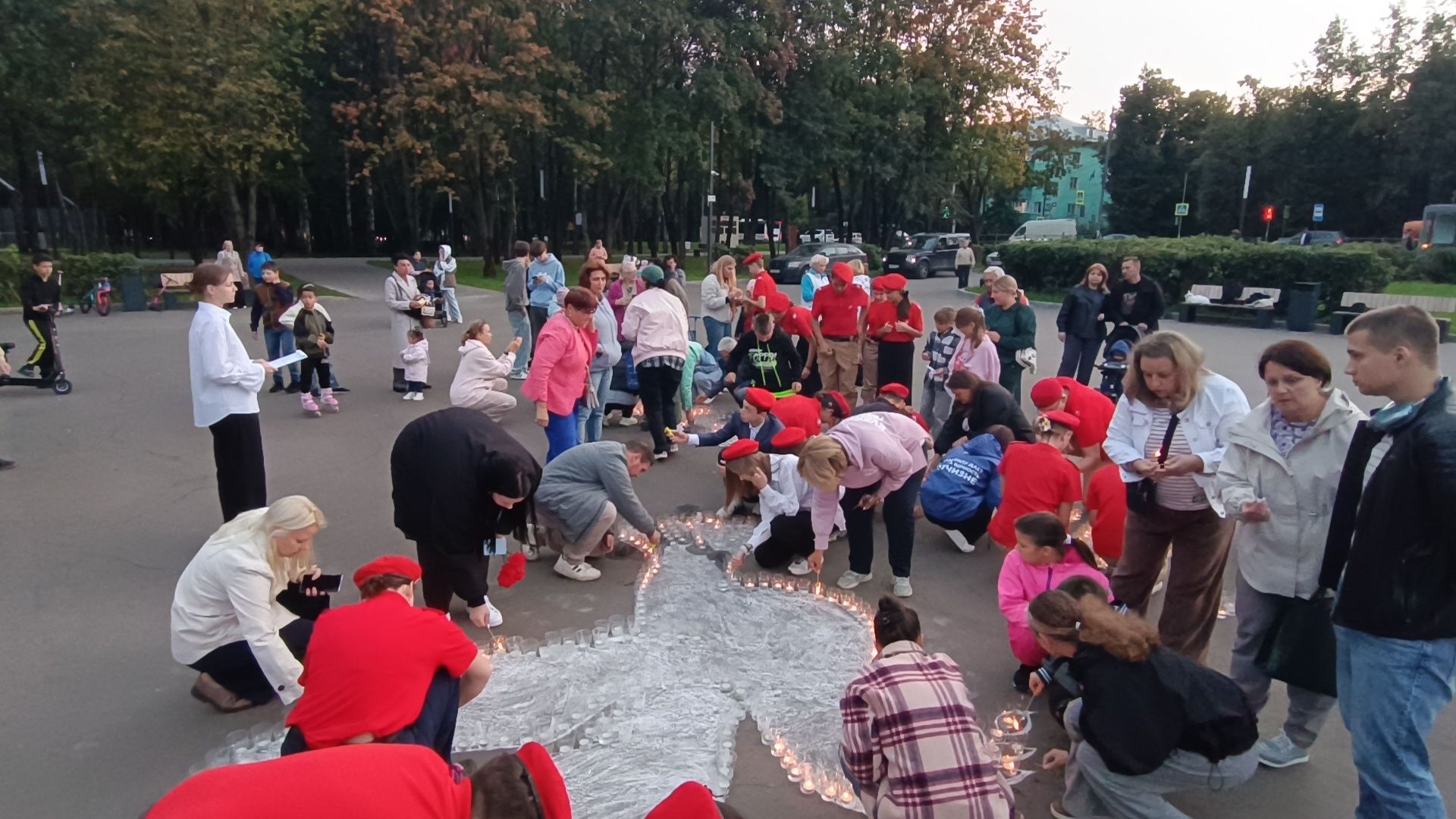 лобня, беслан, свечи, акция,