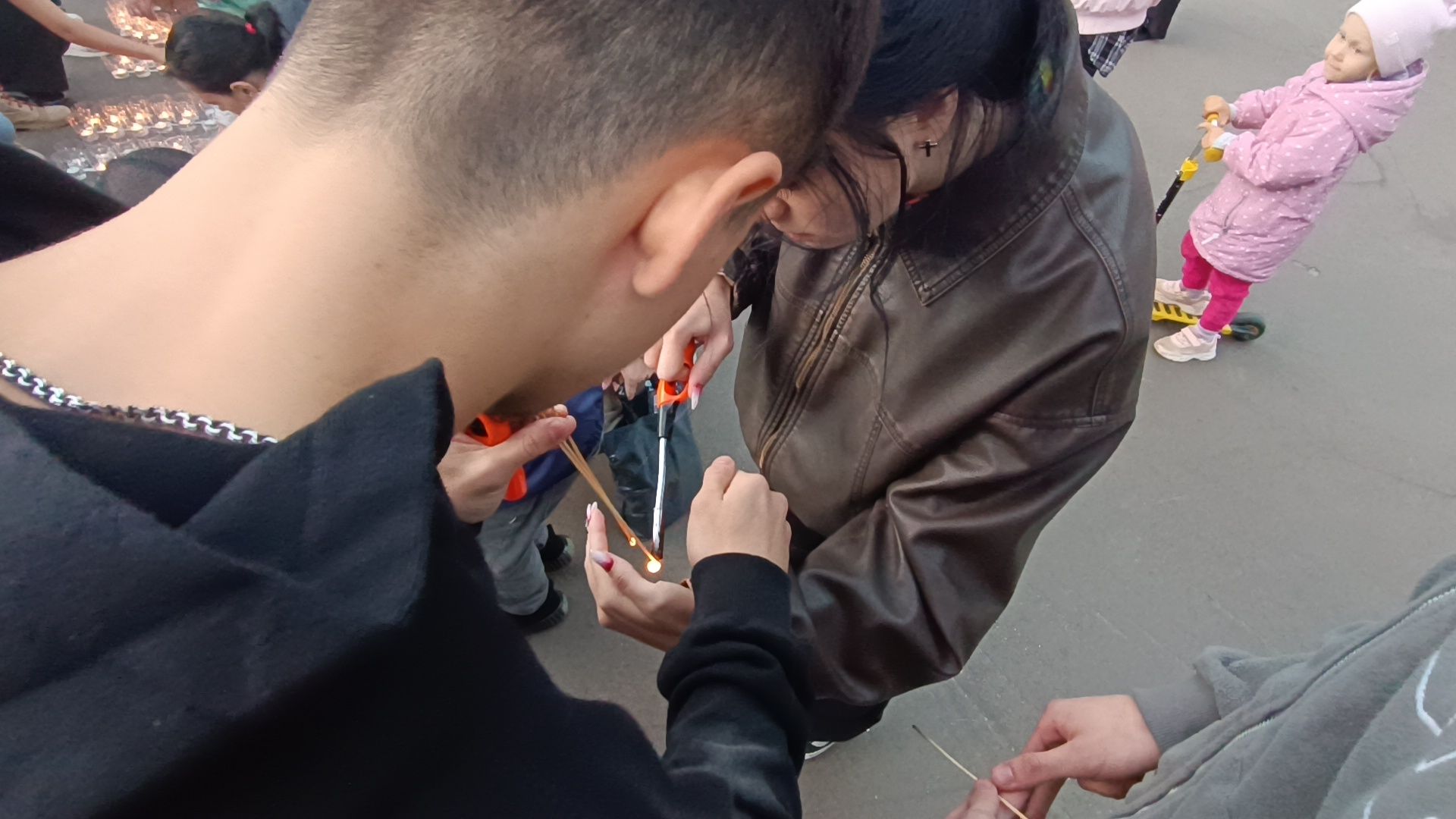 лобня, беслан, свечи, акция,