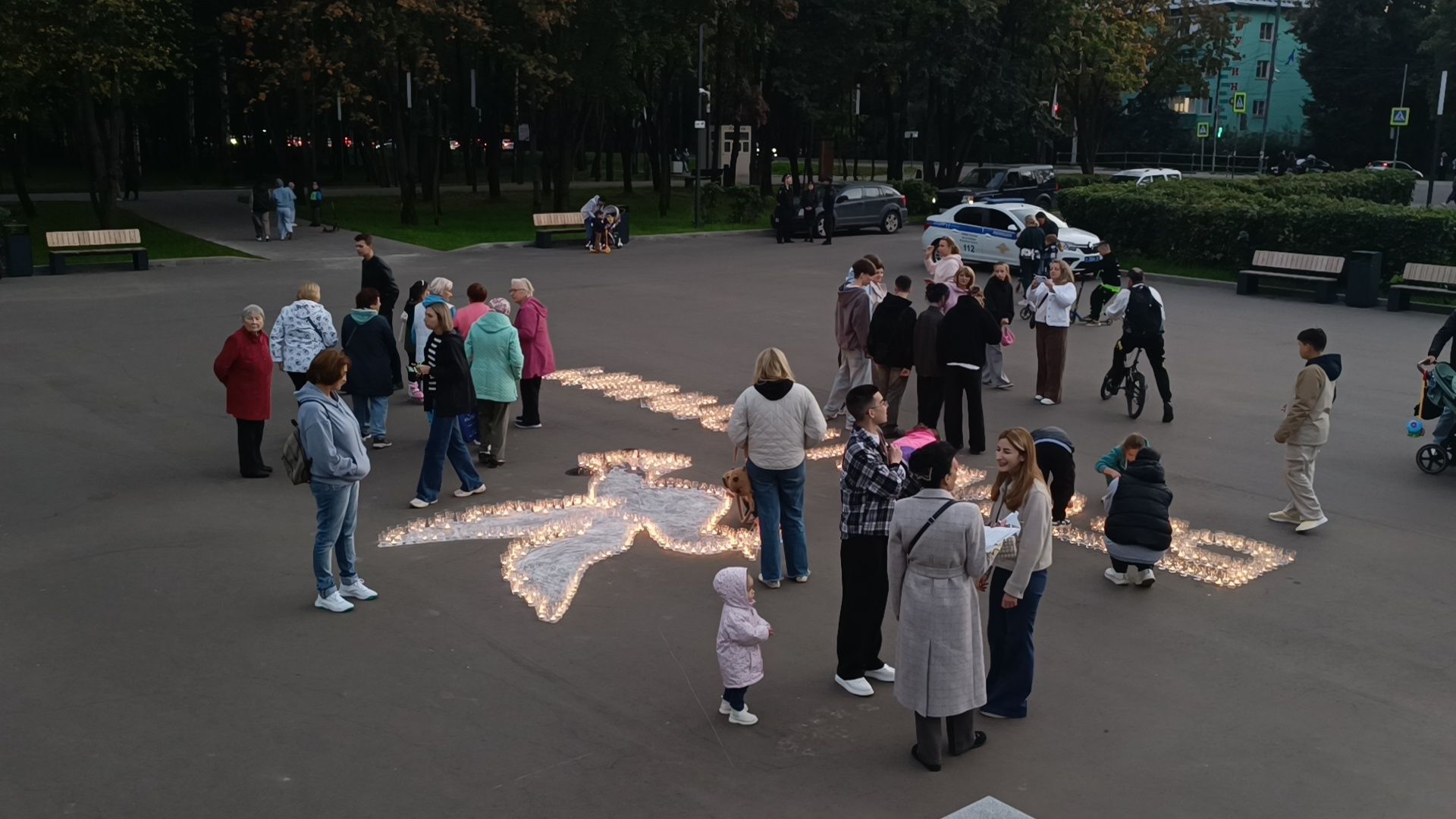 лобня, беслан, свечи, акция,