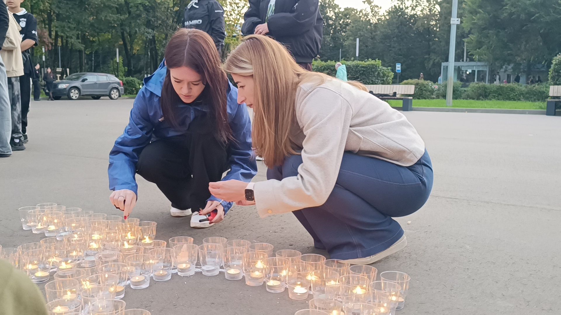 лобня, беслан, свечи, акция,