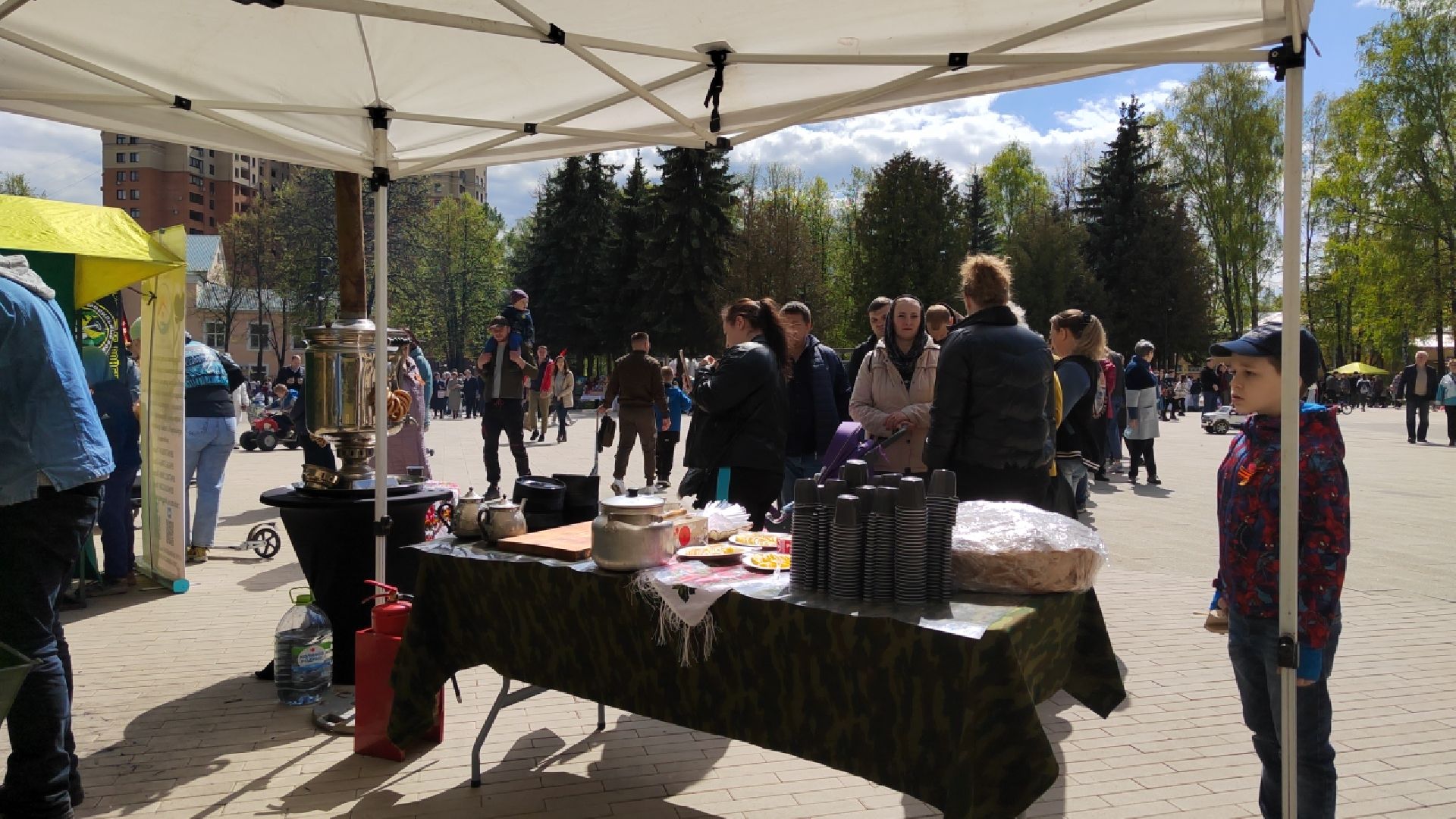 Пушкино, 9 мая, полевая кухня, день Победы, Великая Победа, мы помним