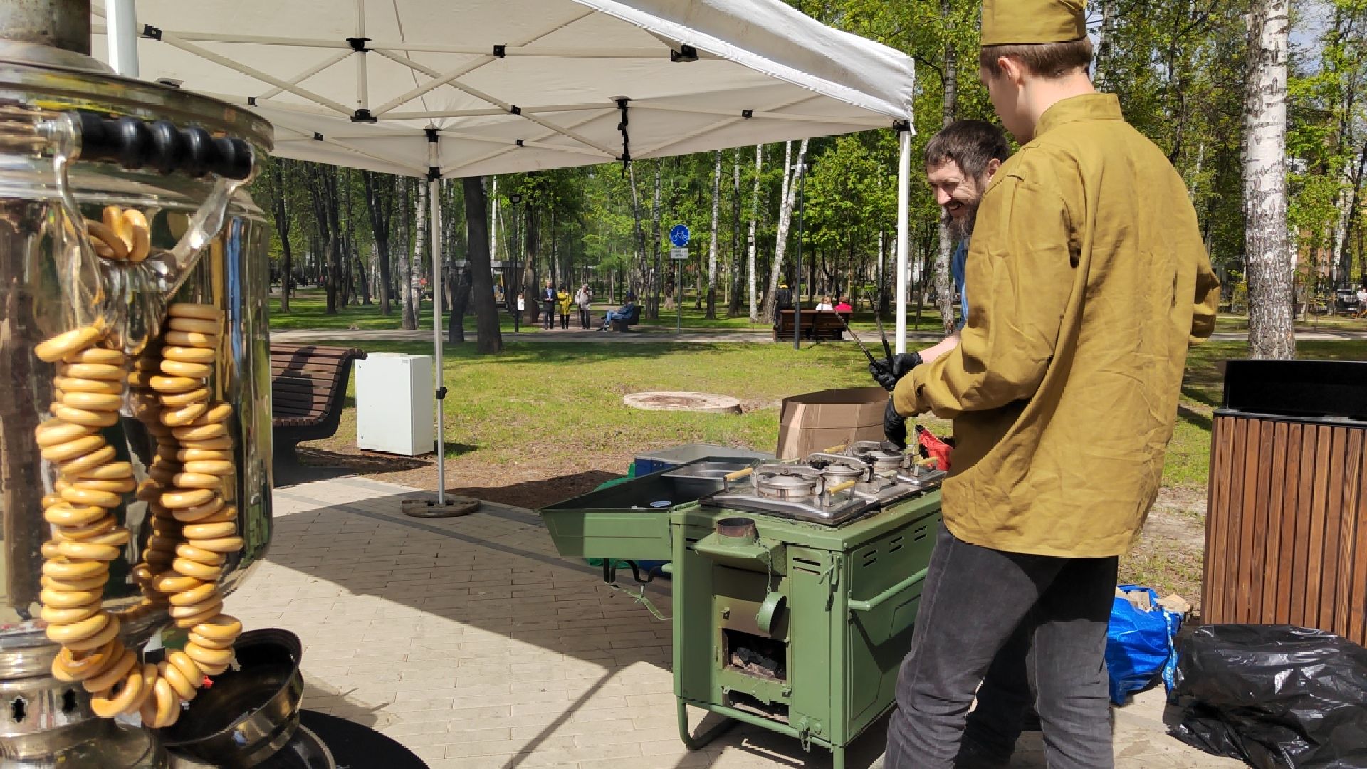 Пушкино, 9 мая, полевая кухня, день Победы, Великая Победа, мы помним