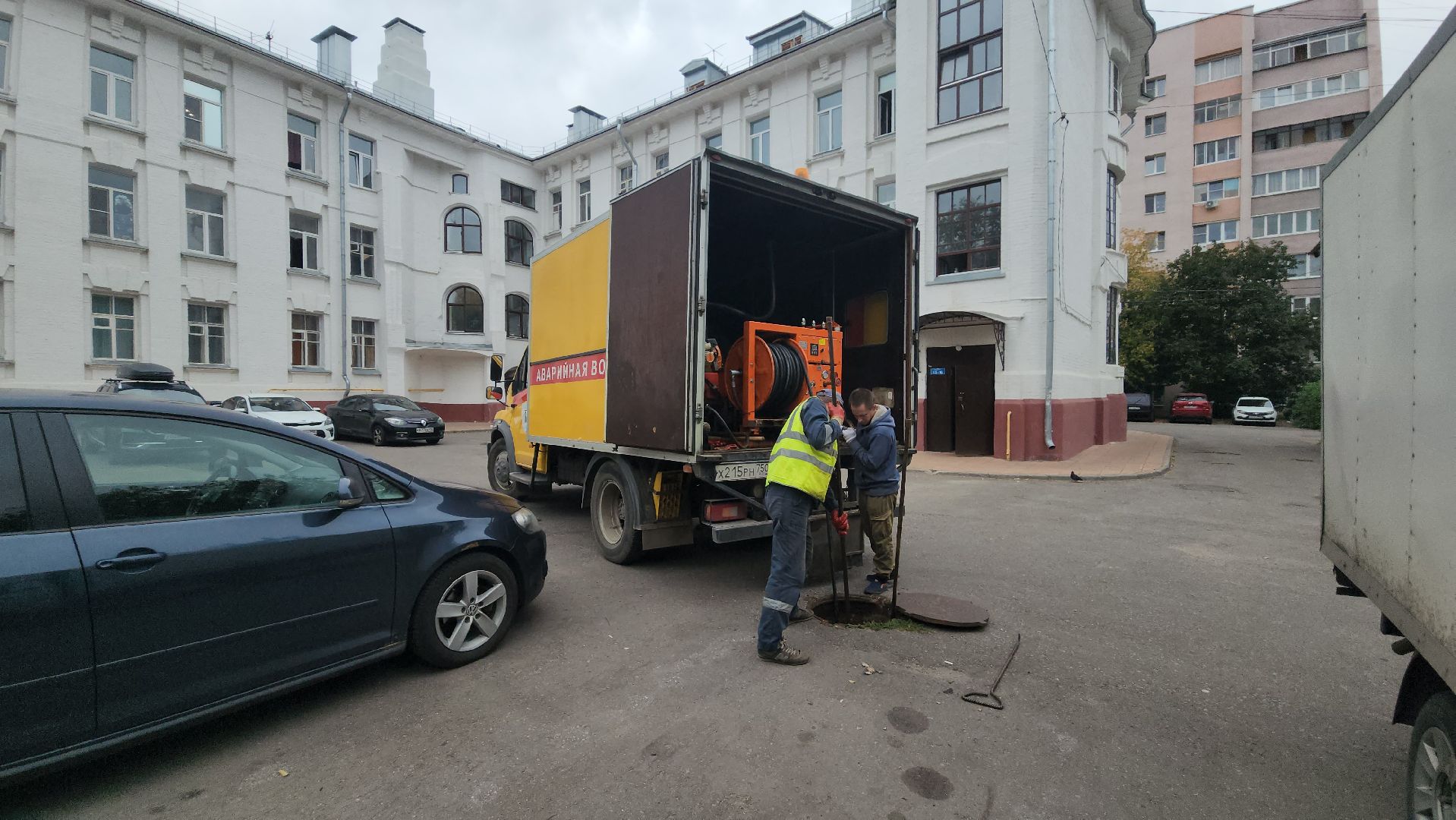 ивантеевка, пушкинский, засор канализации, люк, прочистка канализации,водоканал, канализационные сети,устранение проблемы,
