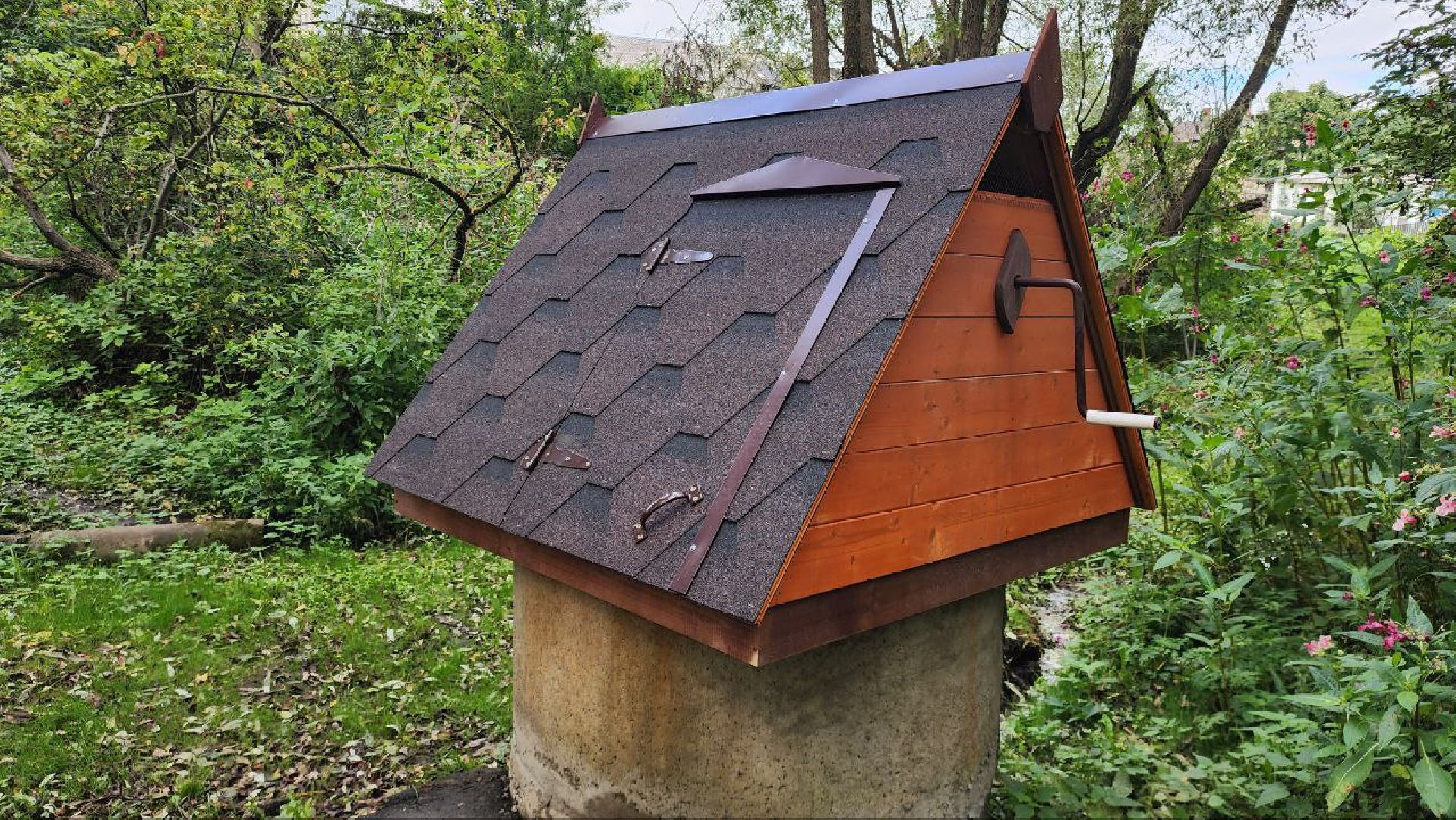 серебряные пруды, клемово, благоустройство, ремонт колодца,