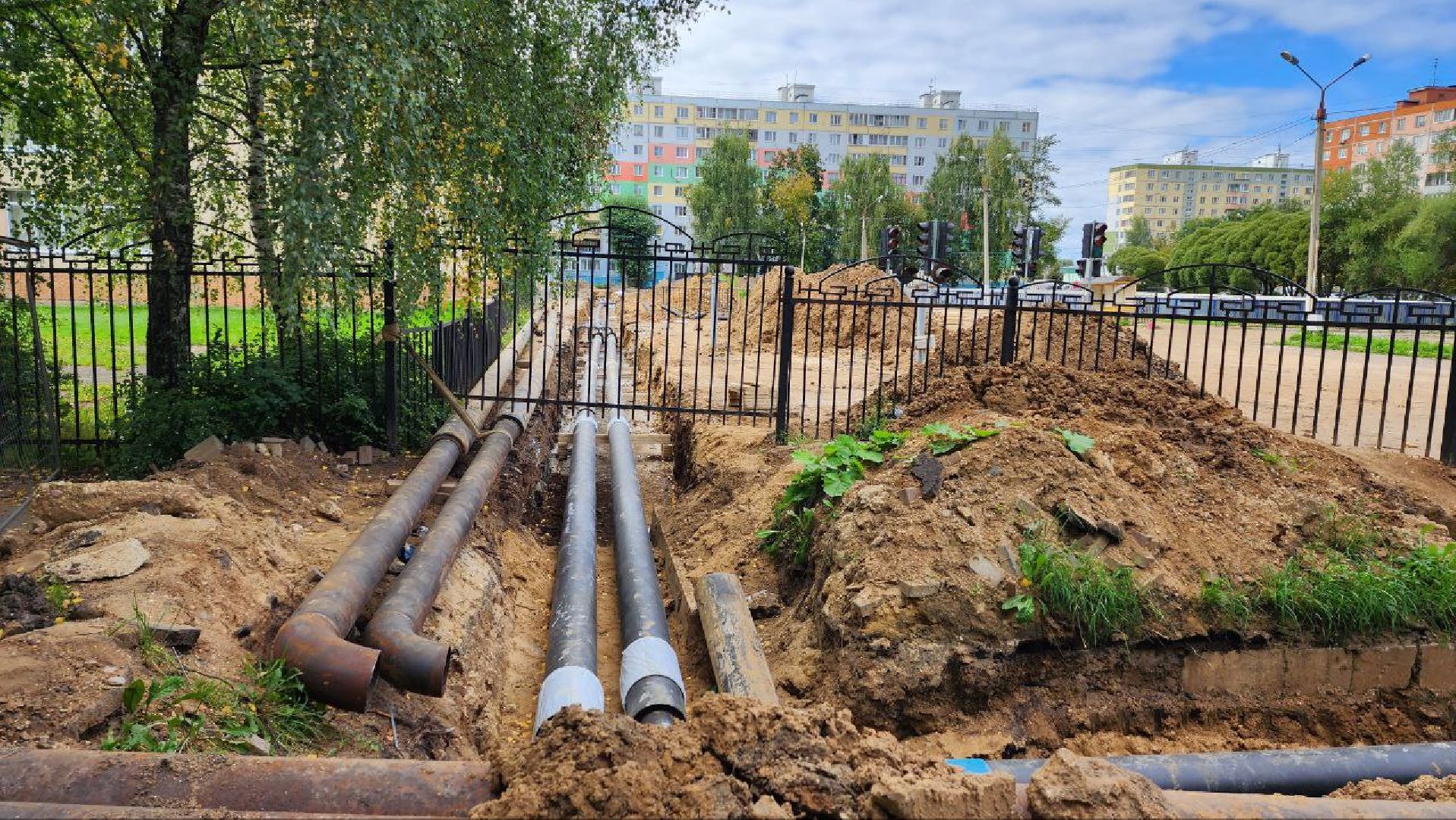 Дмитров, Замена теплотрассы, МинЖКХ,