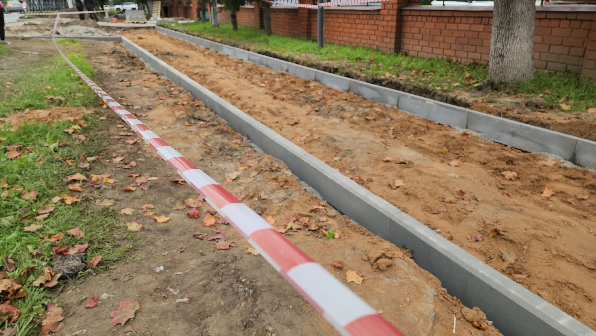 благоустройство, дорожки, красногорск, бордюр,