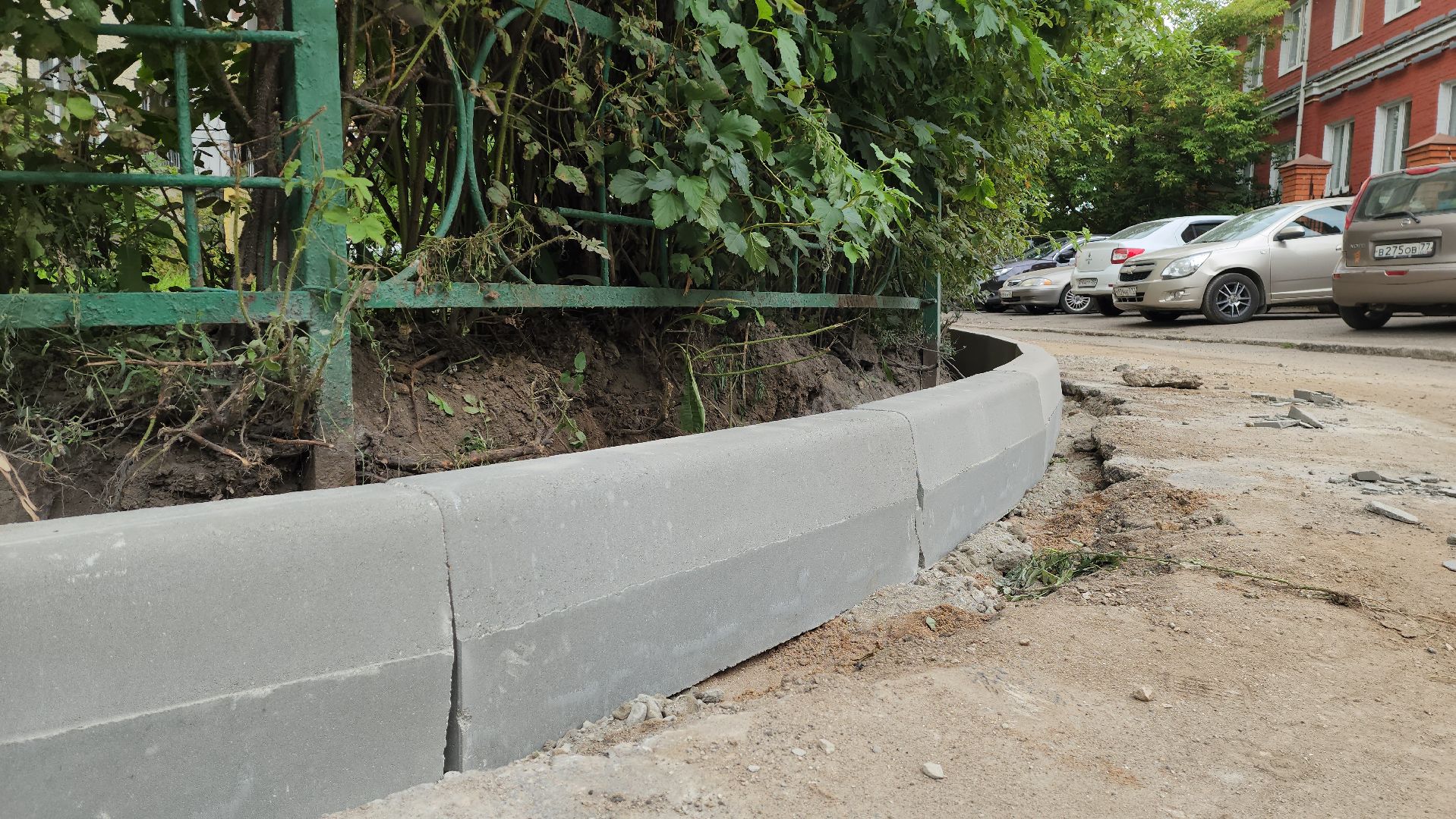 благоустройство, дорожки, красногорск, бордюр,