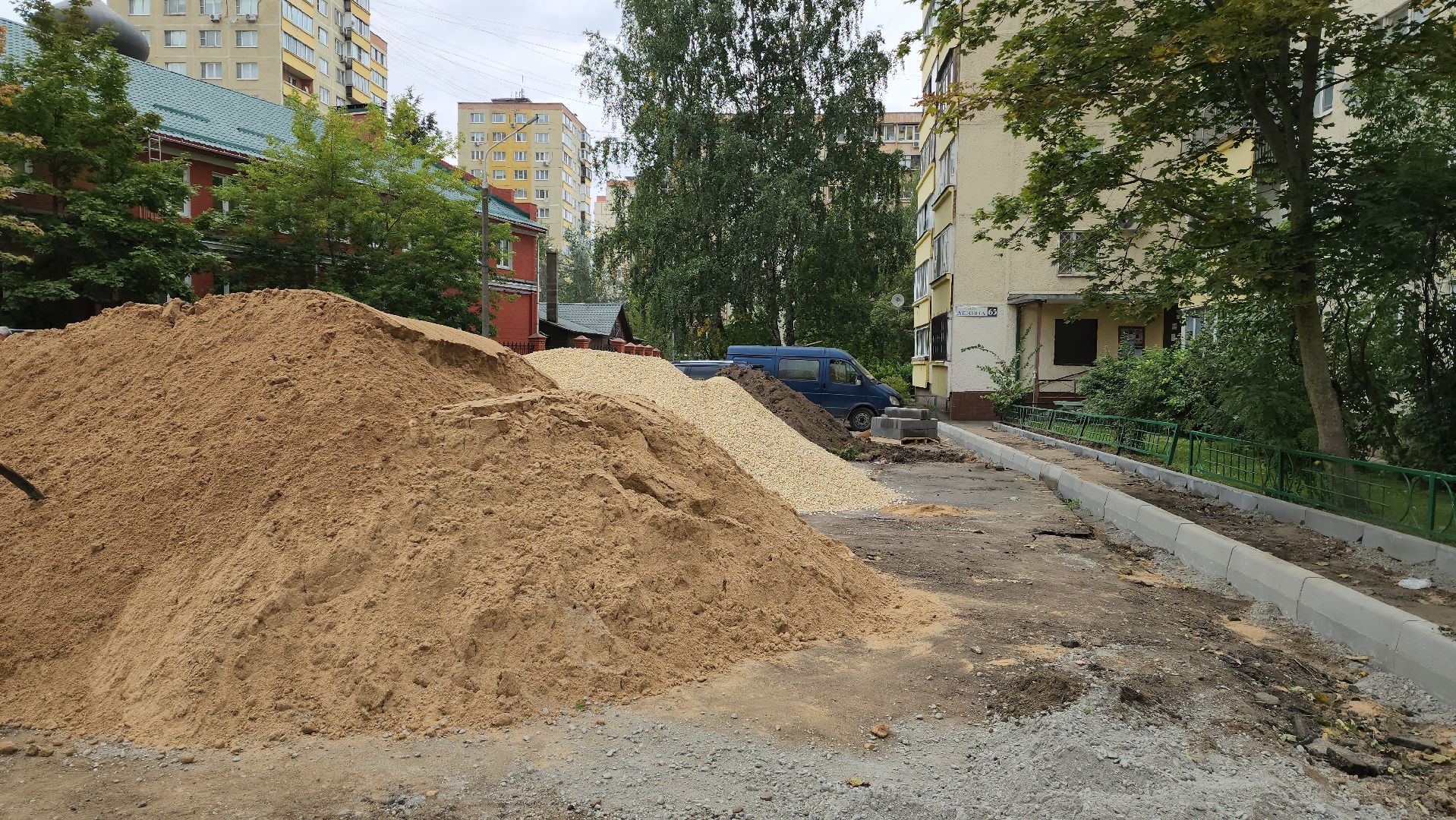 благоустройство, дорожки, красногорск, бордюр,