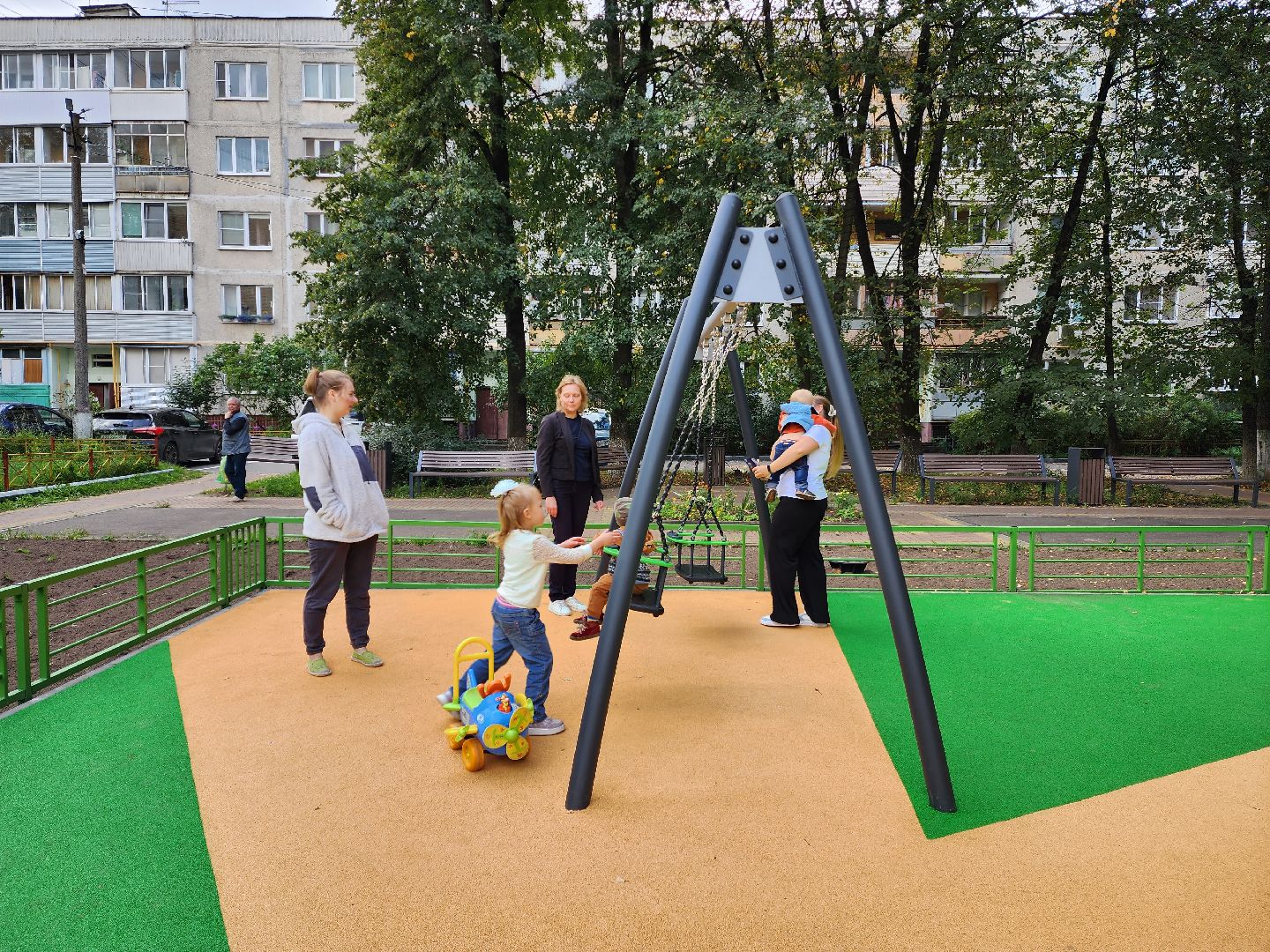 раменское, благоустройство, комплексное благоустройство дворов многоквартирных домов , модернизация детских площадок , поселок кратово улица мичурина,