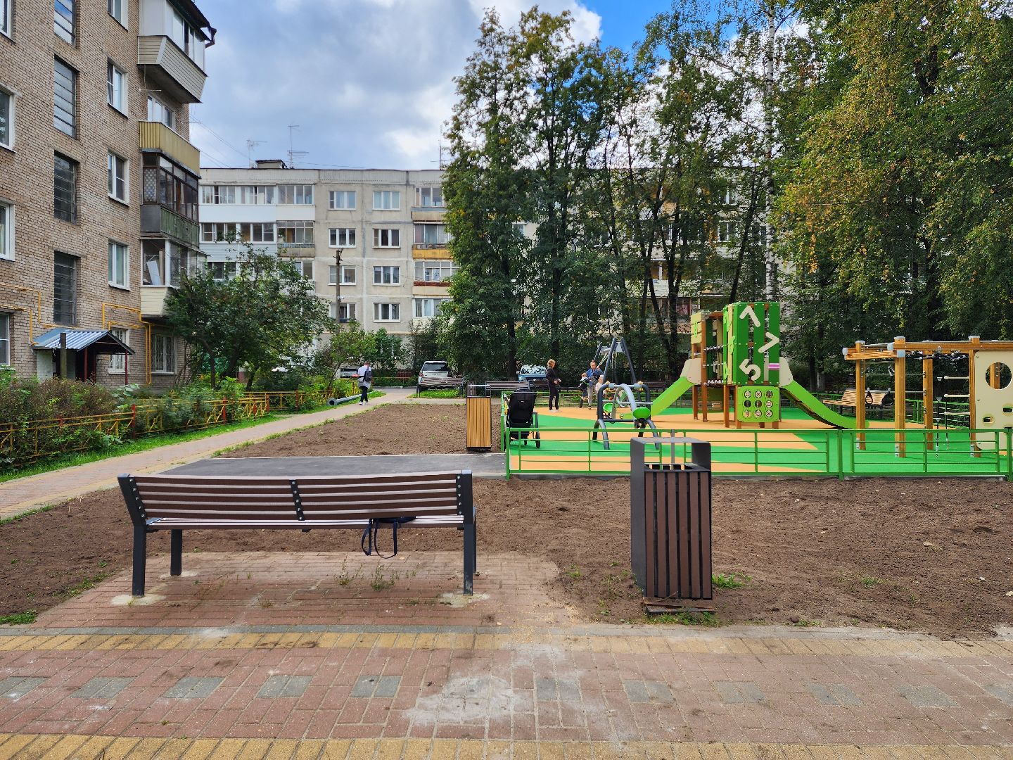 раменское, благоустройство, комплексное благоустройство дворов многоквартирных домов , модернизация детских площадок , поселок кратово улица мичурина,