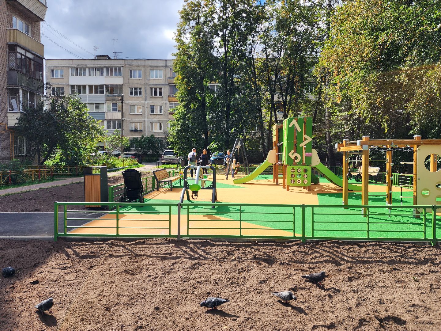 раменское, благоустройство, комплексное благоустройство дворов многоквартирных домов , модернизация детских площадок , поселок кратово улица мичурина,