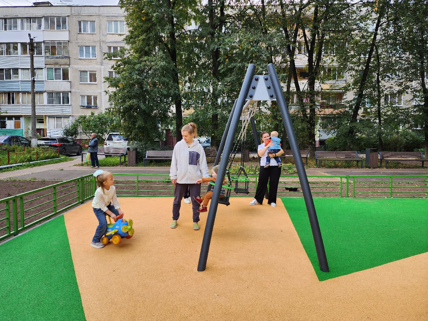 раменское, благоустройство, комплексное благоустройство дворов многоквартирных домов , модернизация детских площадок , поселок кратово улица мичурина,