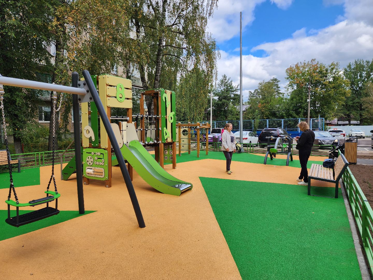 раменское, благоустройство, комплексное благоустройство дворов многоквартирных домов , модернизация детских площадок , поселок кратово улица мичурина,