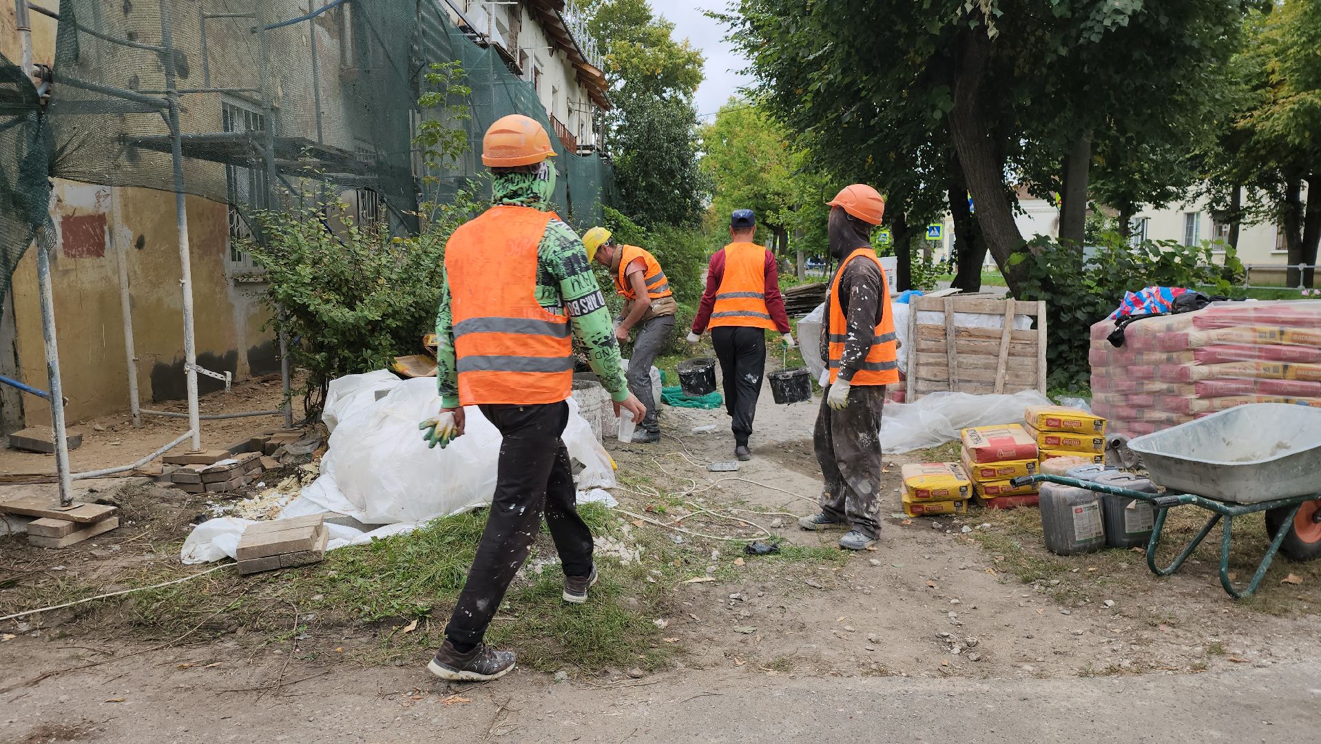 серпухов, ремонт фасада, подмосковье,