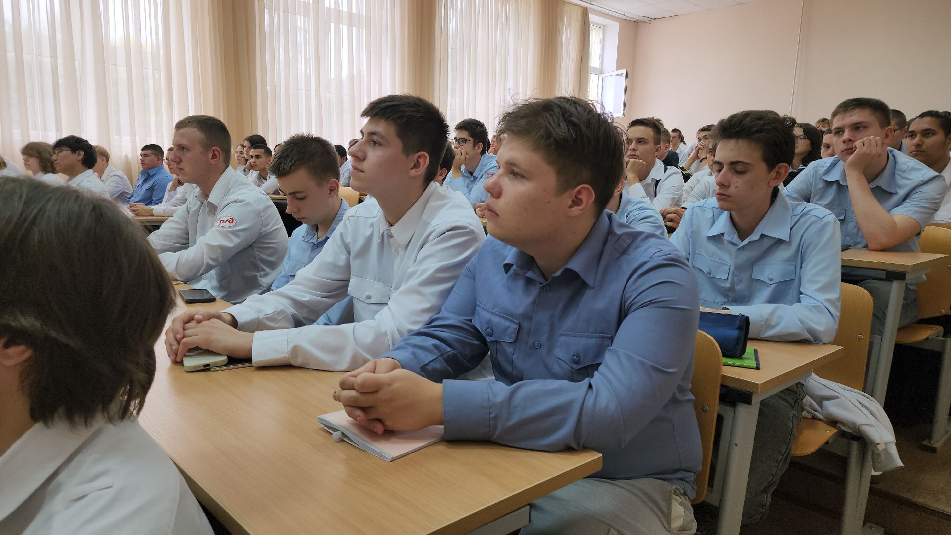 кашира, гаи, ожерельевский железнодорожный колледж, техникум, студенты, безопасность на дороге, бдд, питбайк,