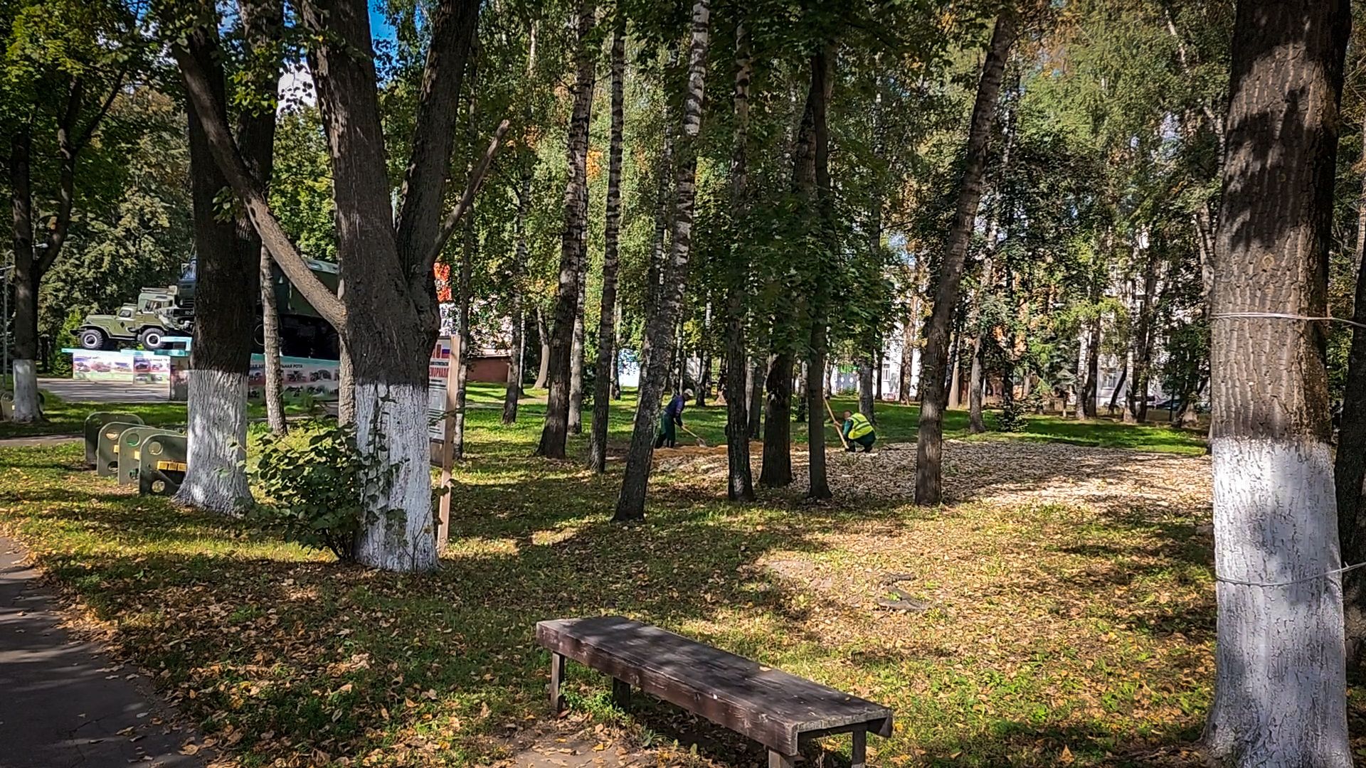 бронницы, строительство мемориального комплекса , военная техника в бронницах, новый мемориальный комплекс , ветераны афганистана,