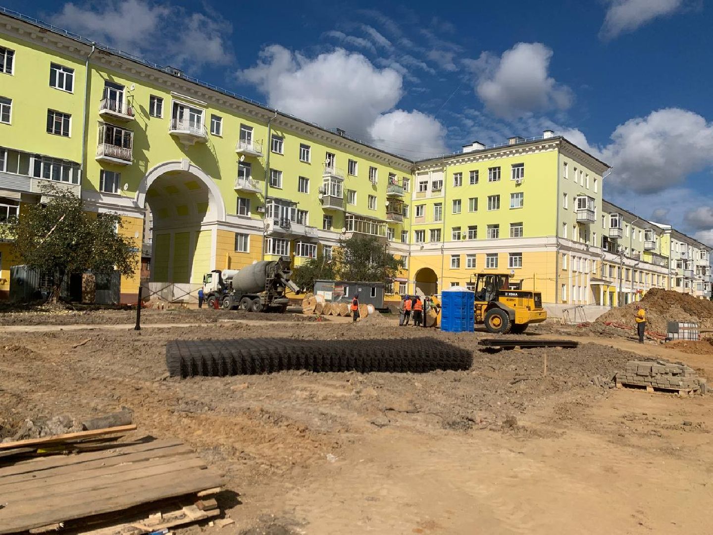 ступино, проспект победы, благоустройство, фонтан,