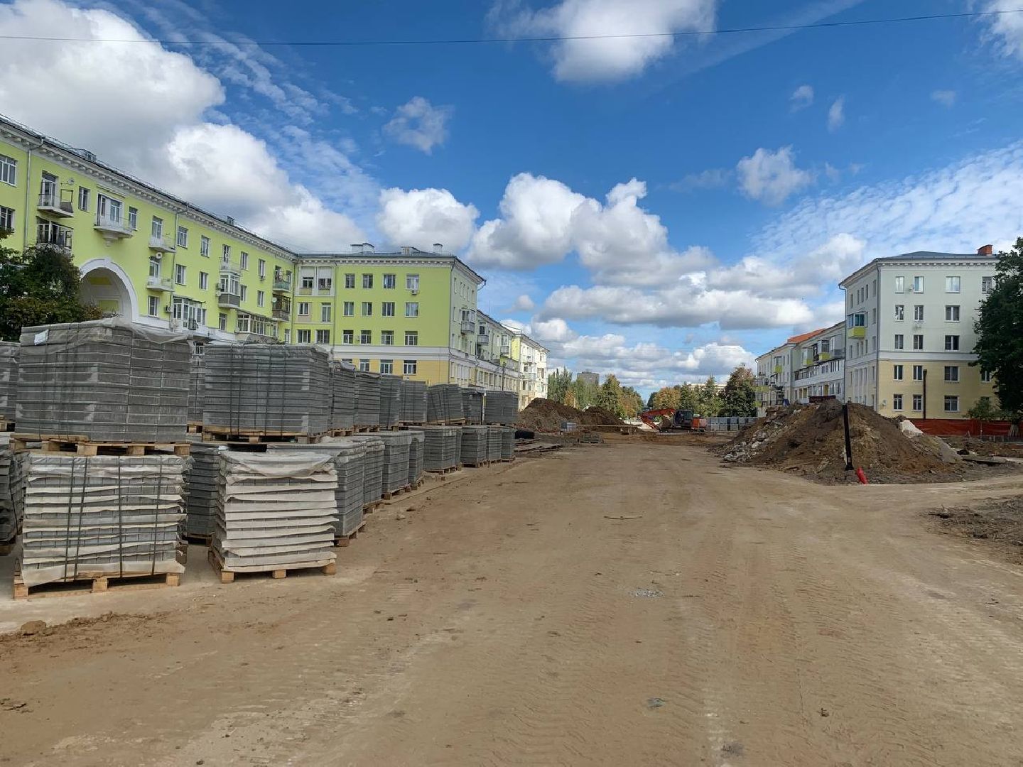 ступино, проспект победы, благоустройство, фонтан,