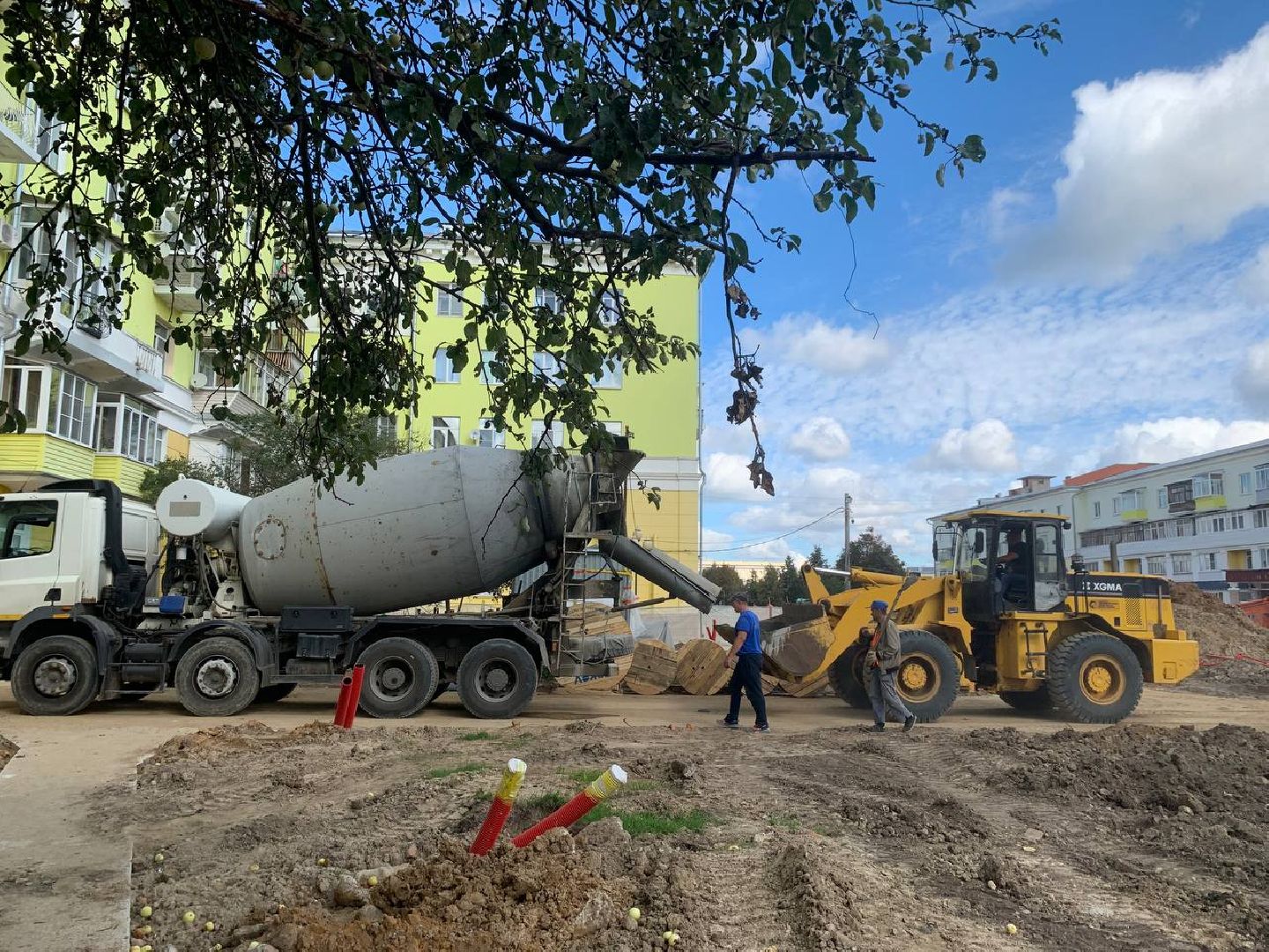 ступино, проспект победы, благоустройство, фонтан,