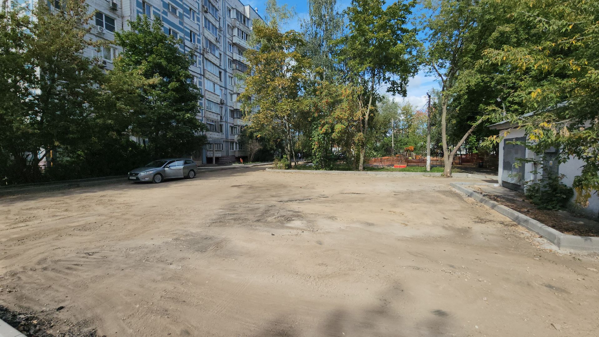 выездная, свет, освещение, парковка,