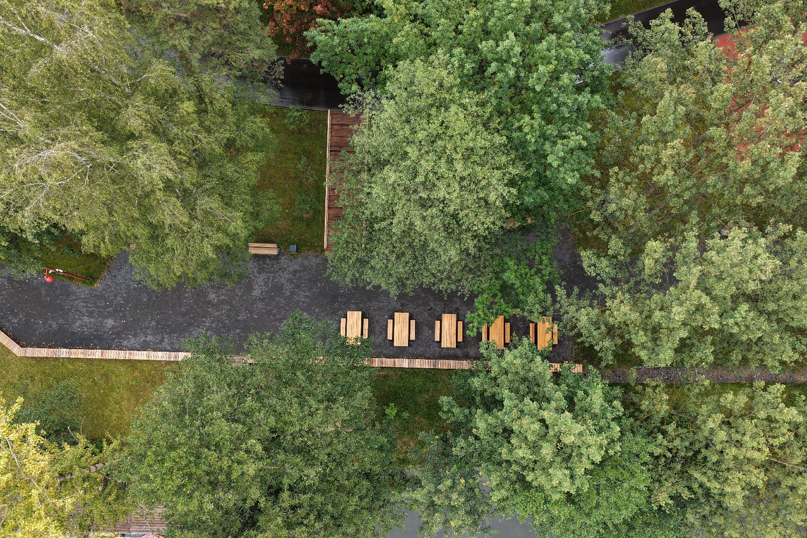 видео с коптера, вишняковский парк,