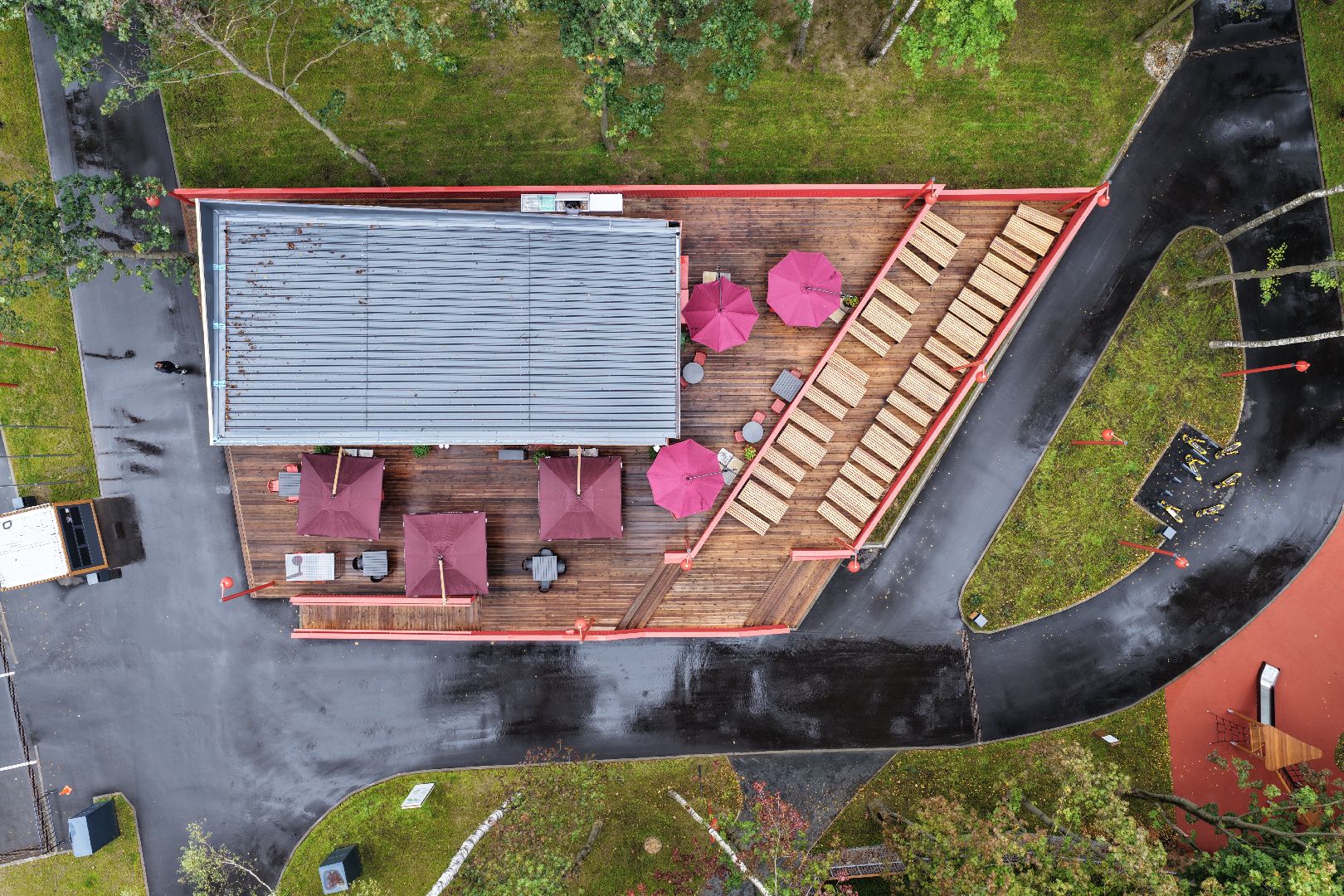 видео с коптера, вишняковский парк,