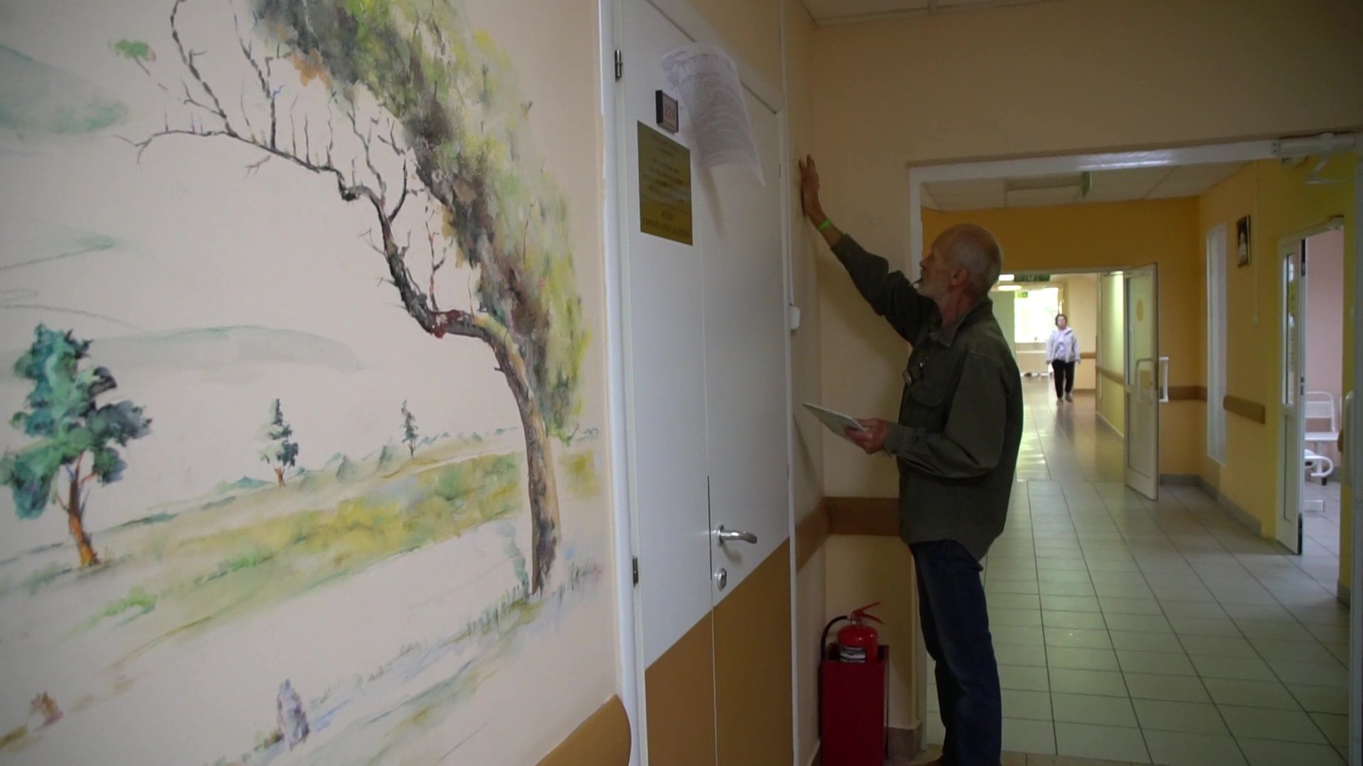 Реутов, медицина, здравоохранение, благодарный пациент, рисунки на стенах,