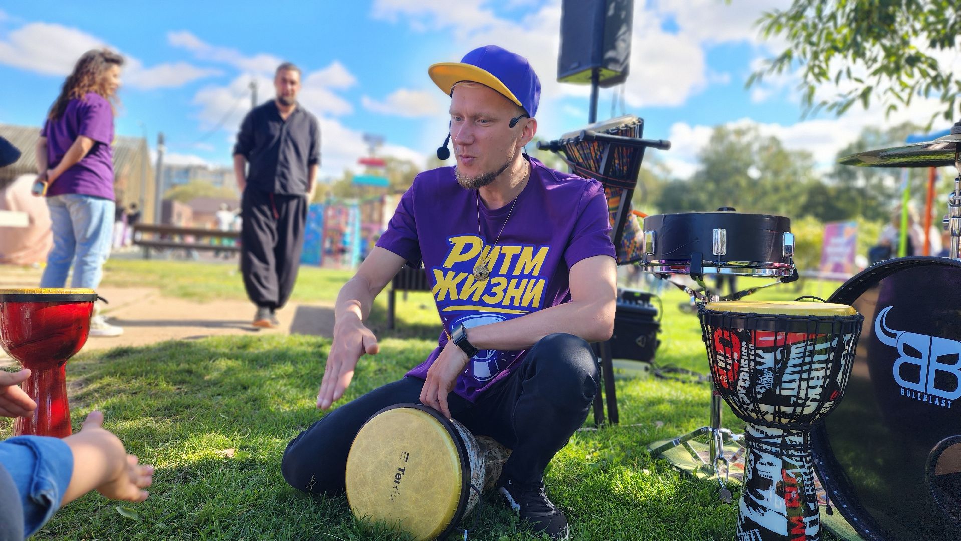 солнечногорск, день города, барабанное шоу, африканские барабаны,