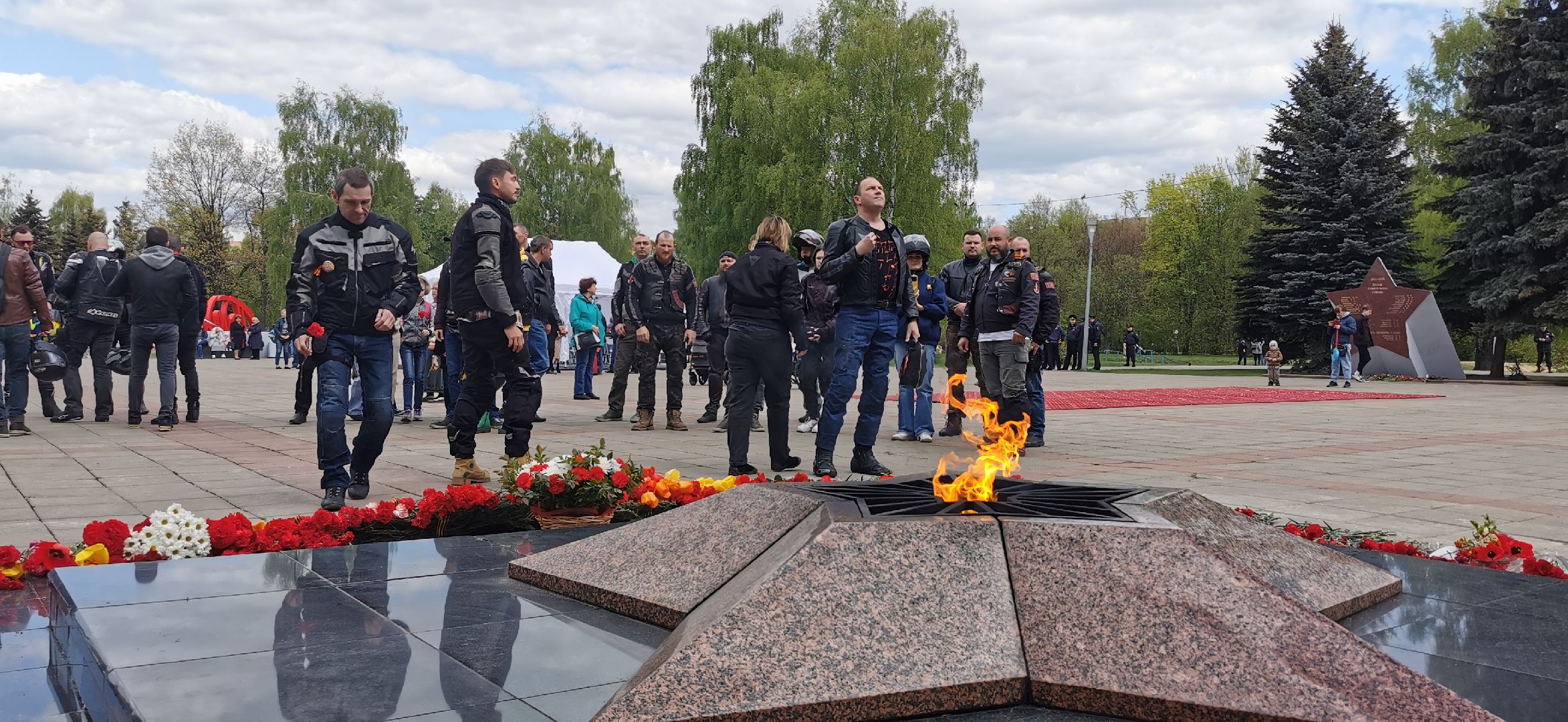 день победы, мотоциклисты,