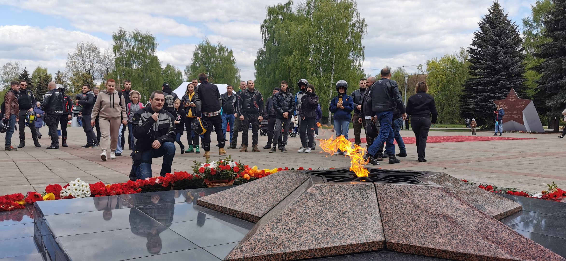 день победы, мотоциклисты,