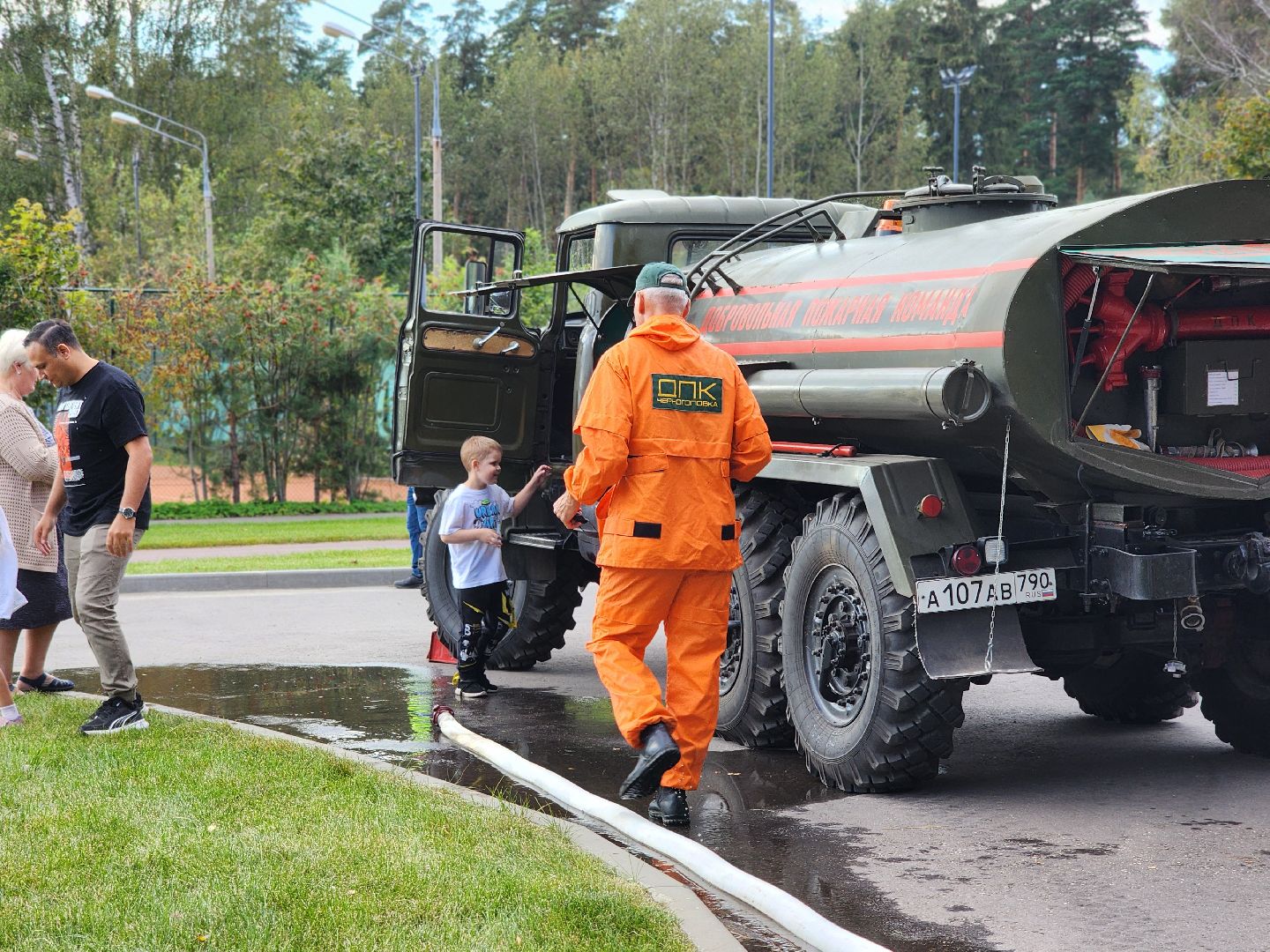 Черноголовка, День города, Добровольная пожарная бригада,