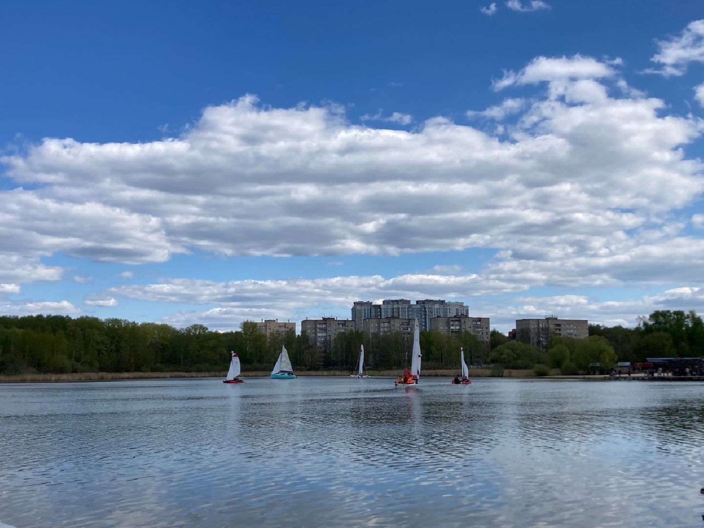 Солнечногорск, Сенеж, парусный спорт, регата, День Победы