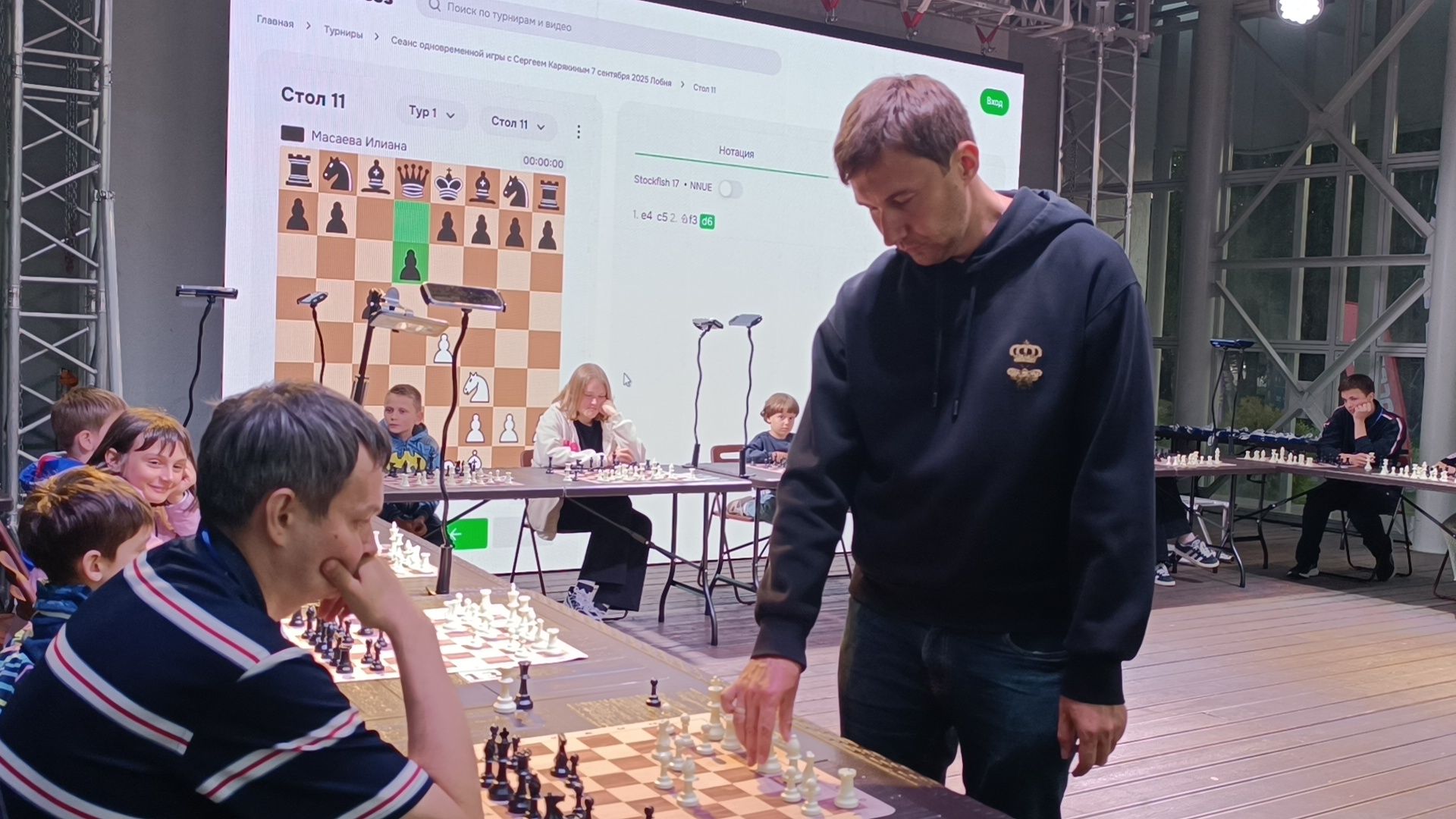 шахматы, лобня, парк, сергей карякин,