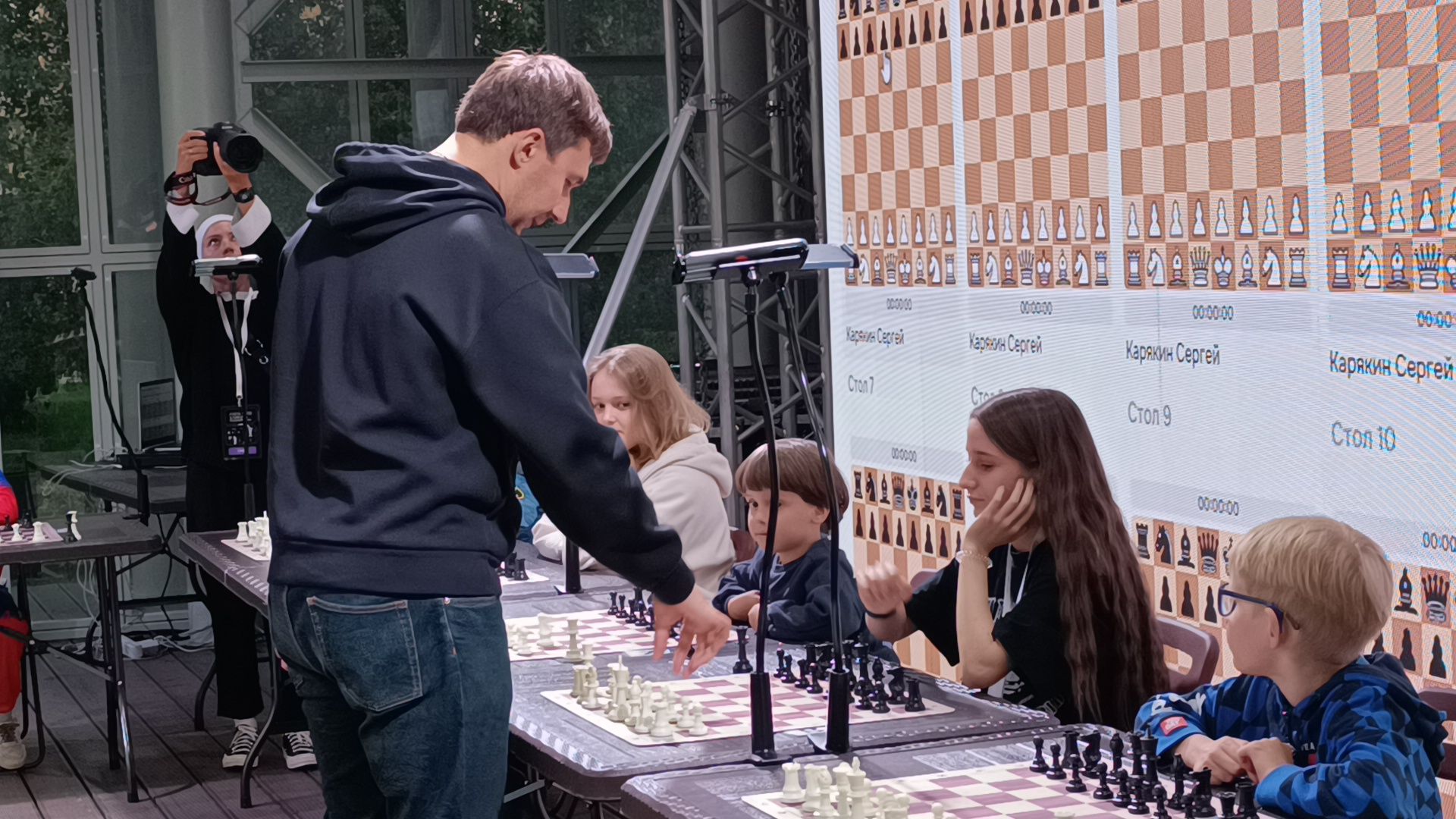 шахматы, лобня, парк, сергей карякин,