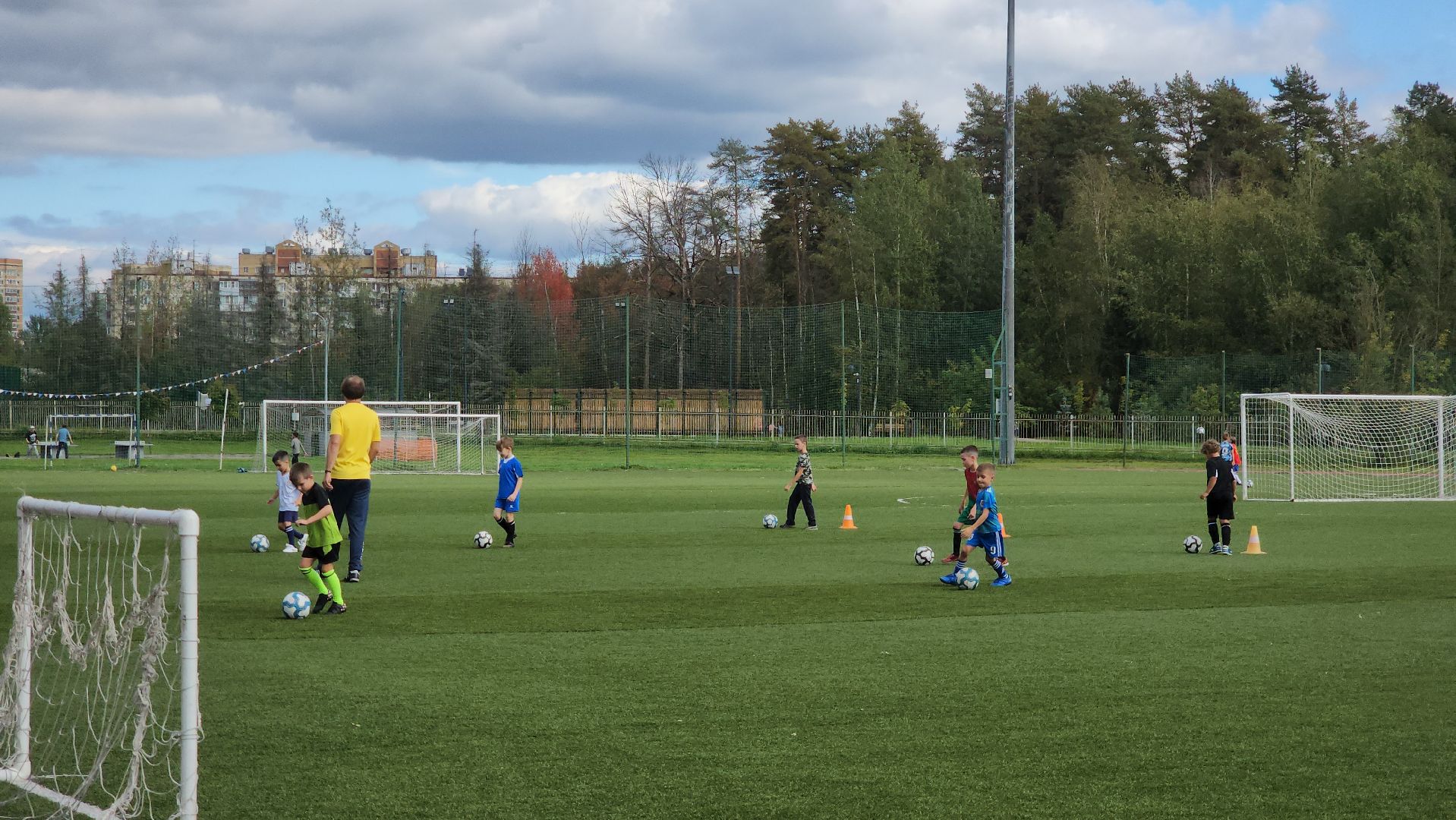 футбольное поле, Футбольное поле с подогревом, Лобня, Футбол , Зима , Снег,