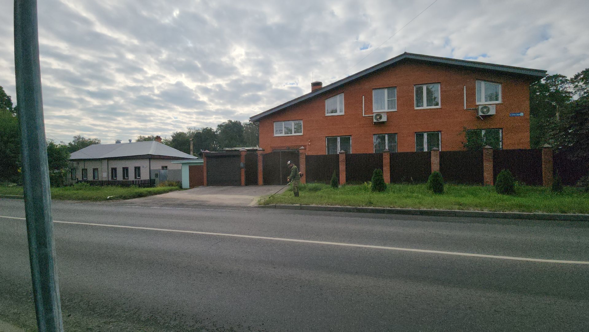 серпухов, комбинат по благоустройству, покос травы в серпухове, улица ленинского комсомола,