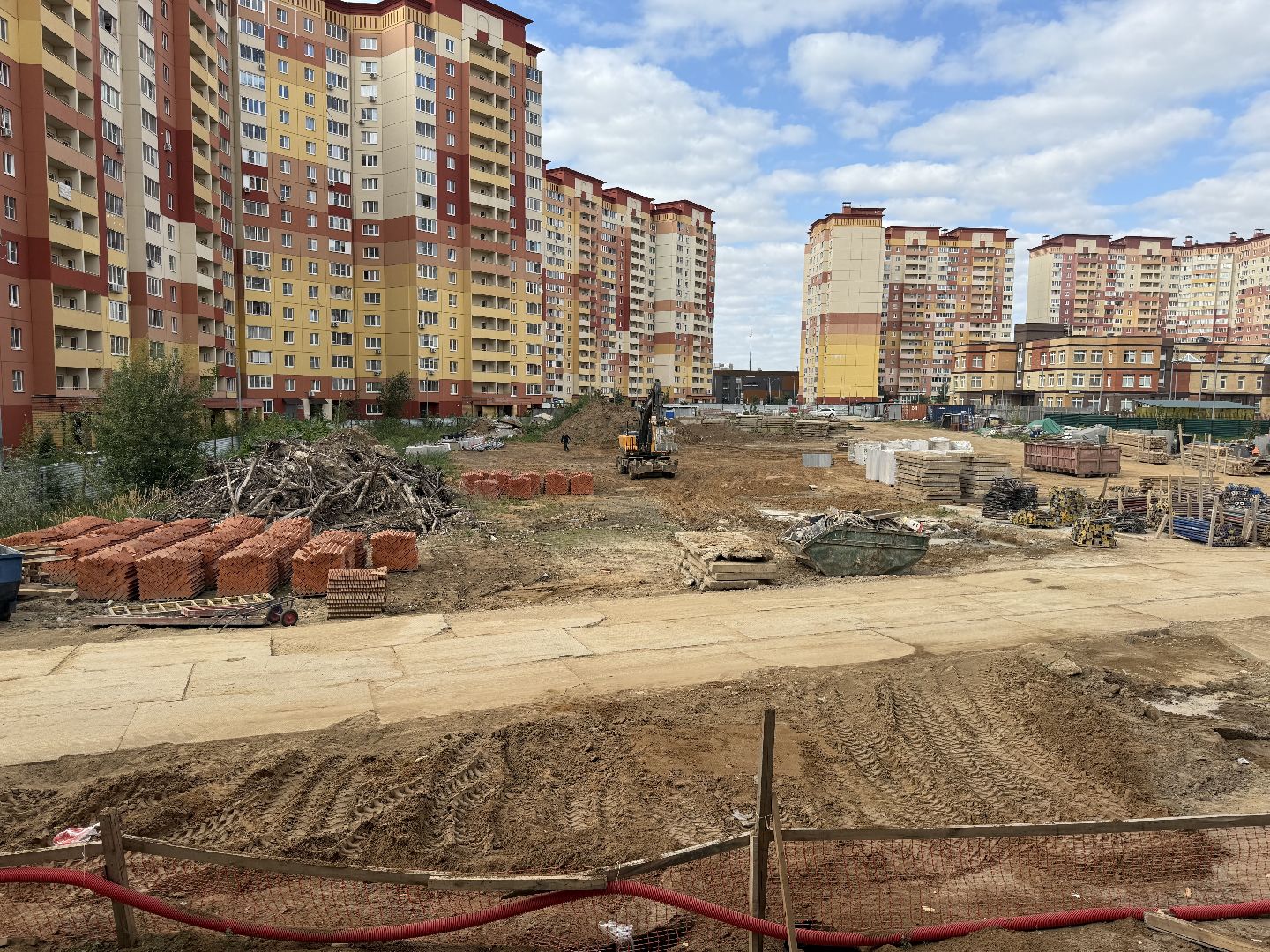 люберцы,  Строительство школы, Островцы, Школьники,